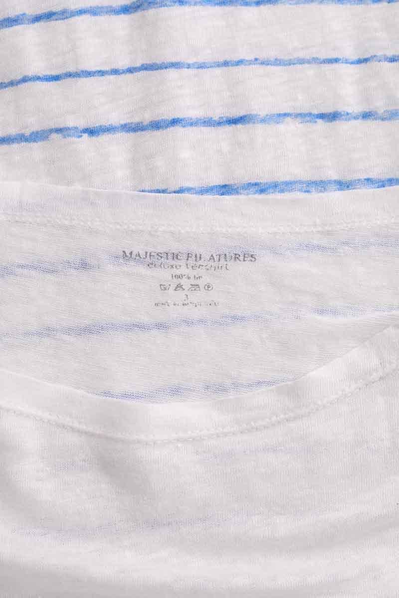 T-shirt MAJESTIC FILATURES - SECONDE MAIN White