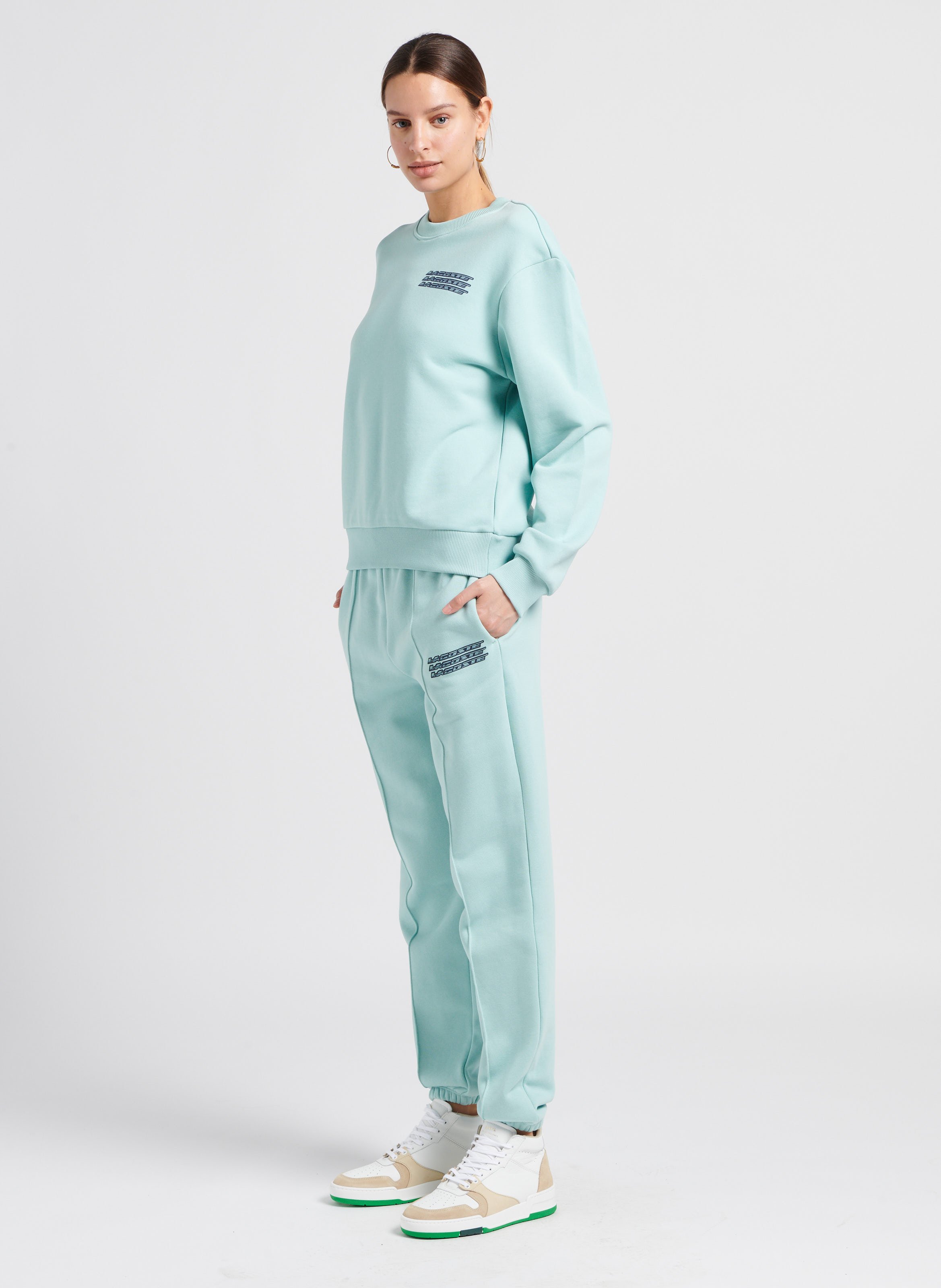 Baskets montantes en cuir ZESPA Beige