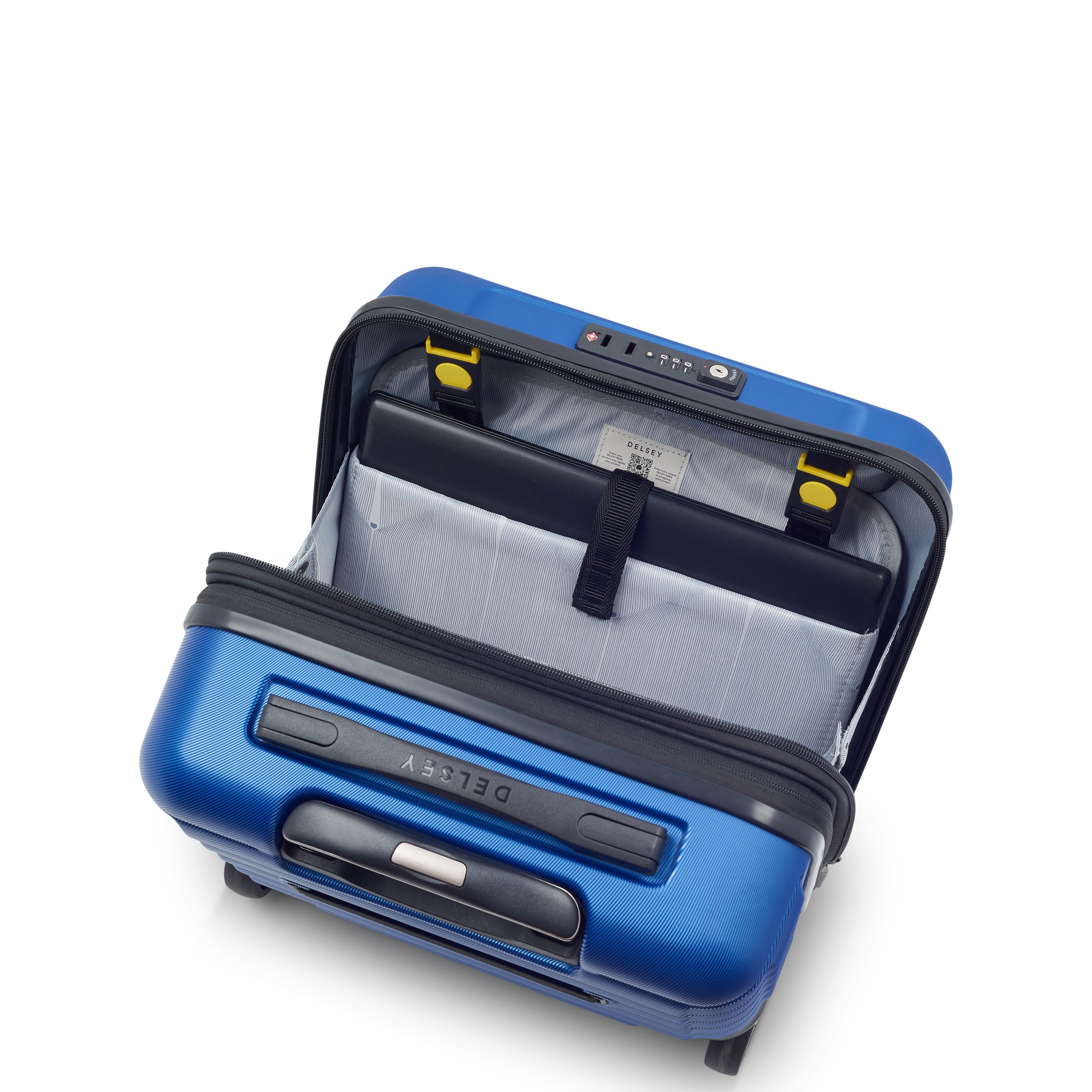 Stiff cabin boardcase DELSEY PARIS Blue