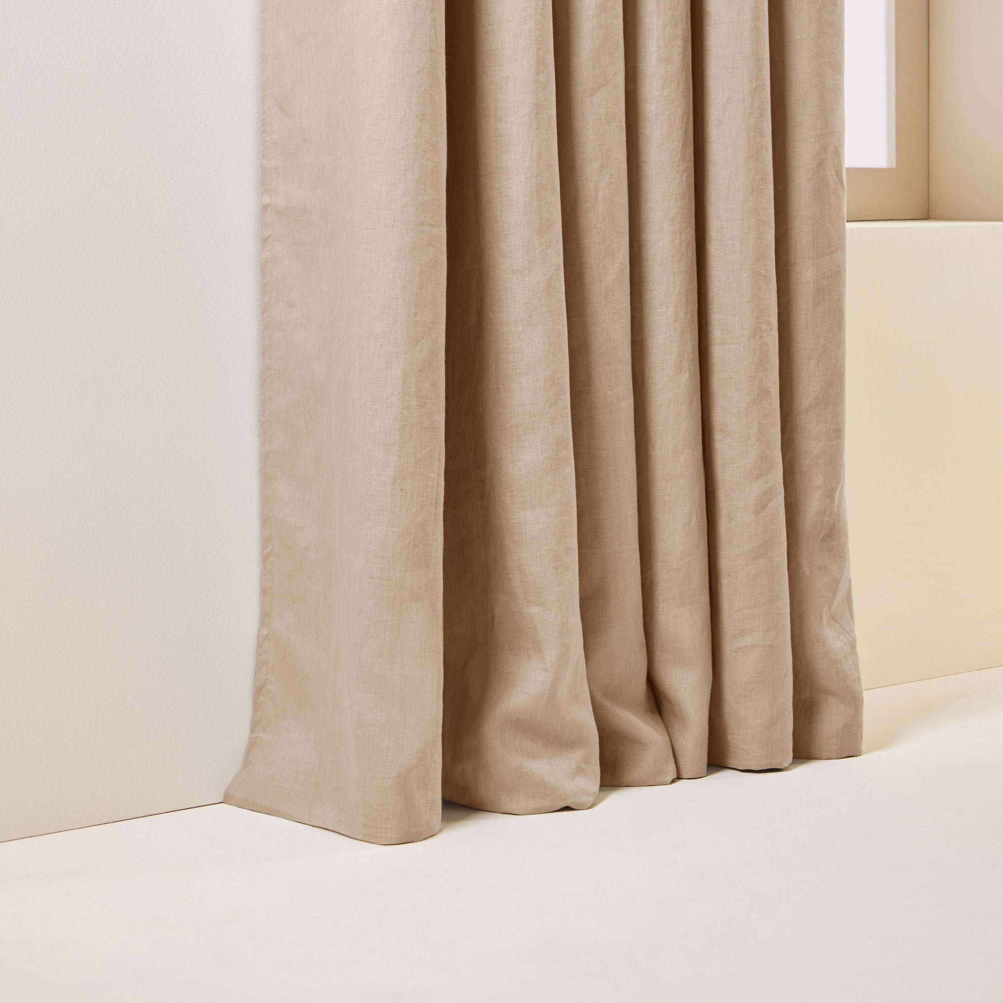Lined black-out curtain with eyelets MADURA Beige