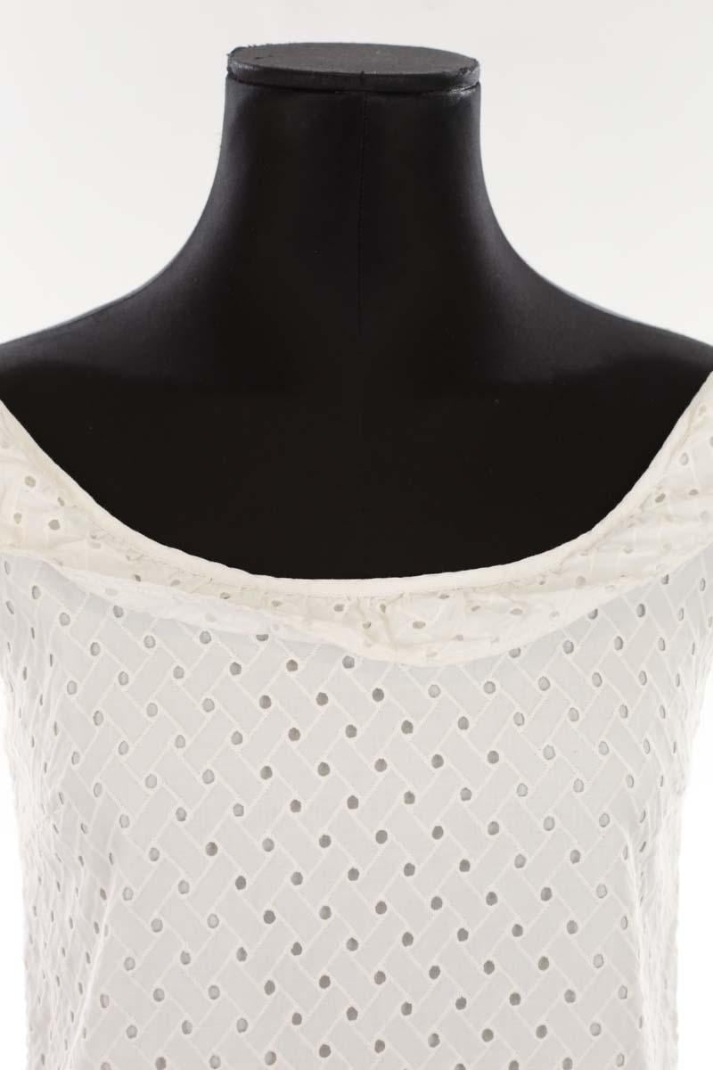 Sleeveless cotton top SEZANE - Seconde main White