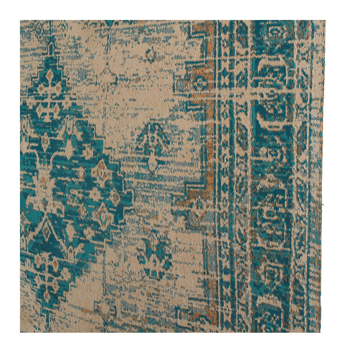 Cotton rug BLANC D'IVOIRE Blue
