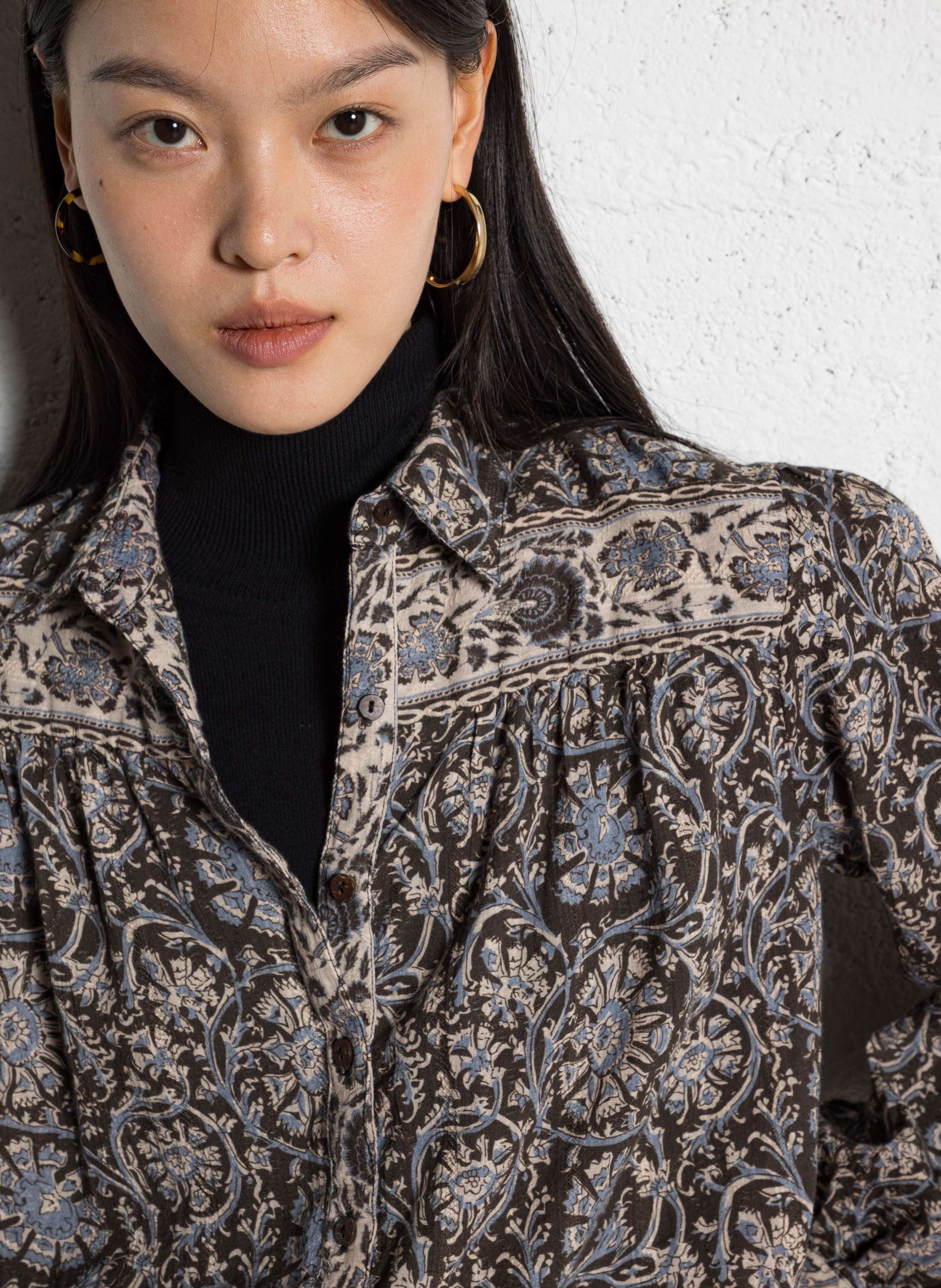 Loose shirt MAISON HOTEL Blue