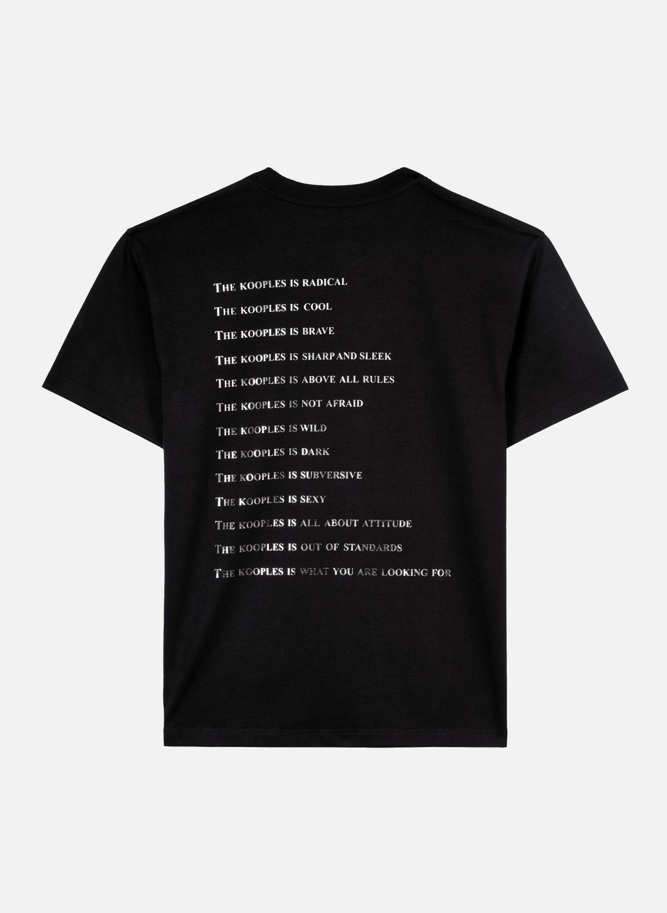 T-shirt THE KOOPLES Black