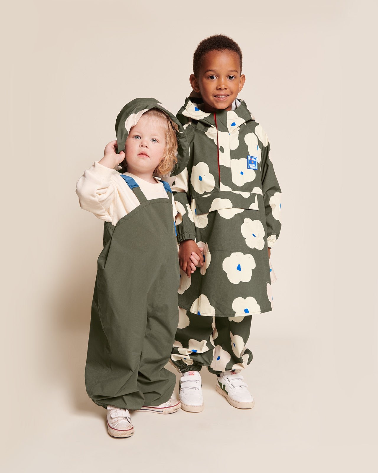 The rain cape with anemones clouds EMOI EMOI Green