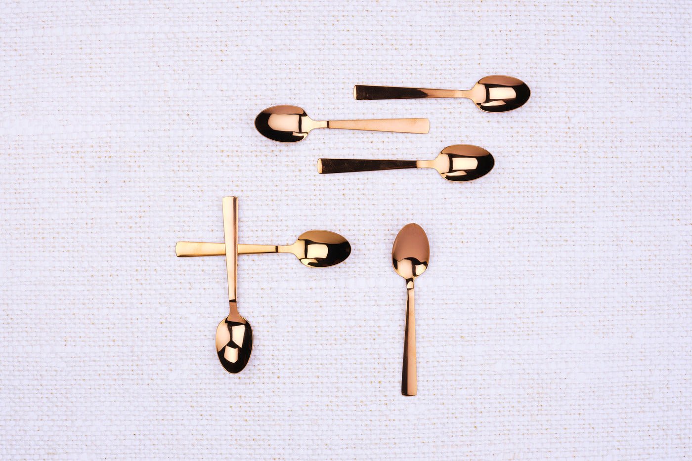 Set of 6 Telmo teaspoons - silver BJORN Brown