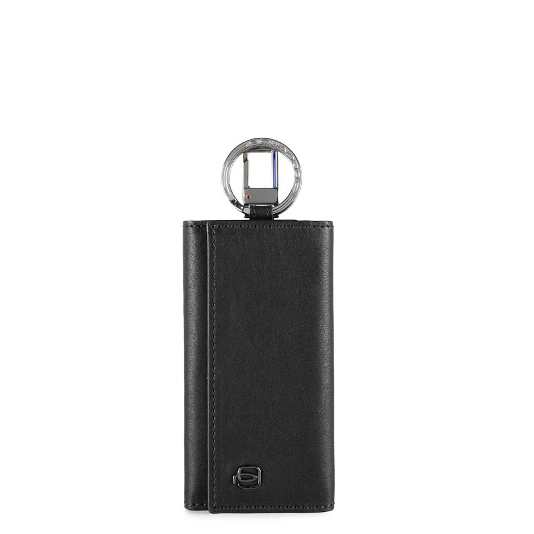 Leather keychain PIQUADRO Black