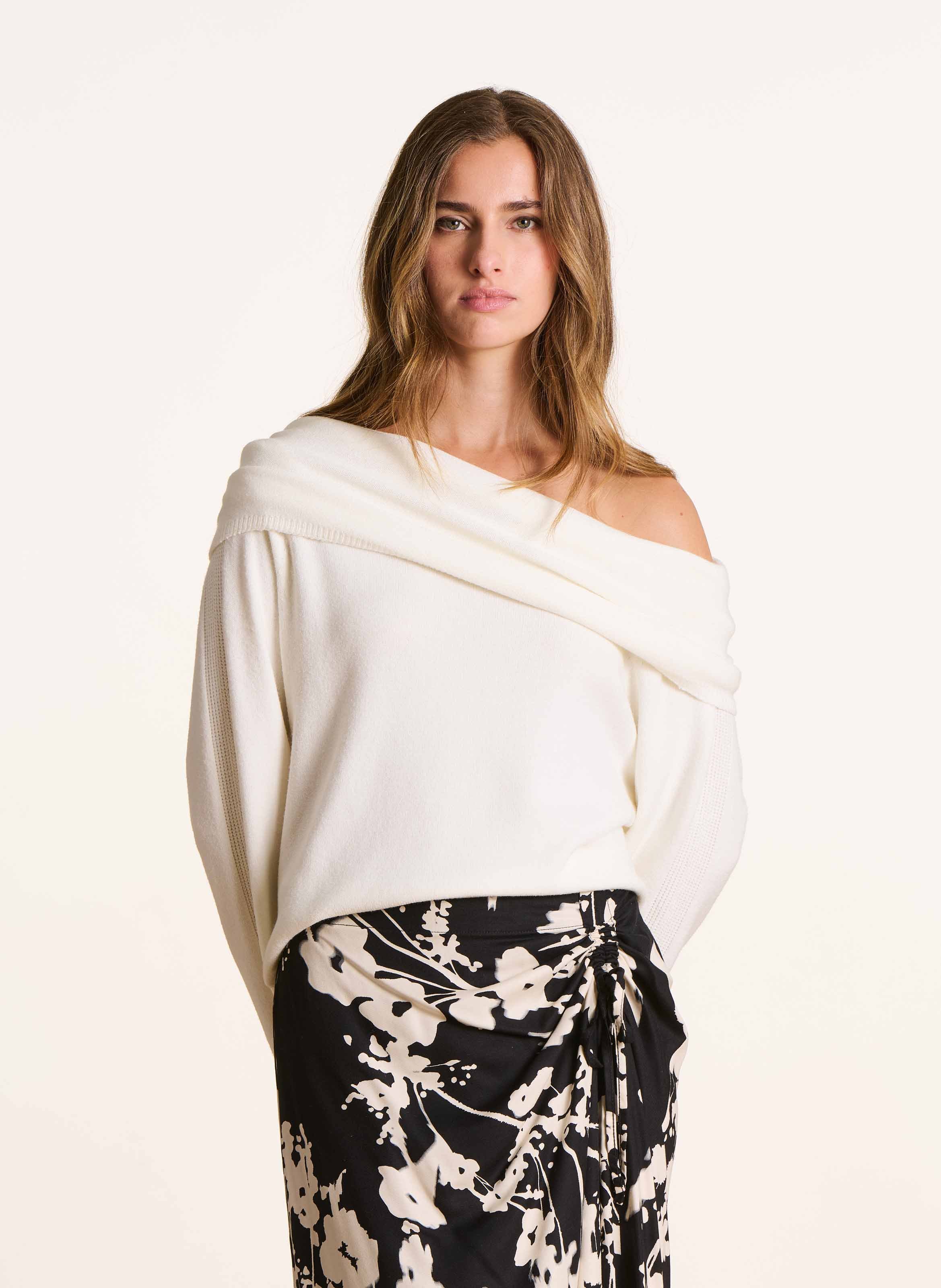 Cowl-neck sweater LA FEE MARABOUTEE