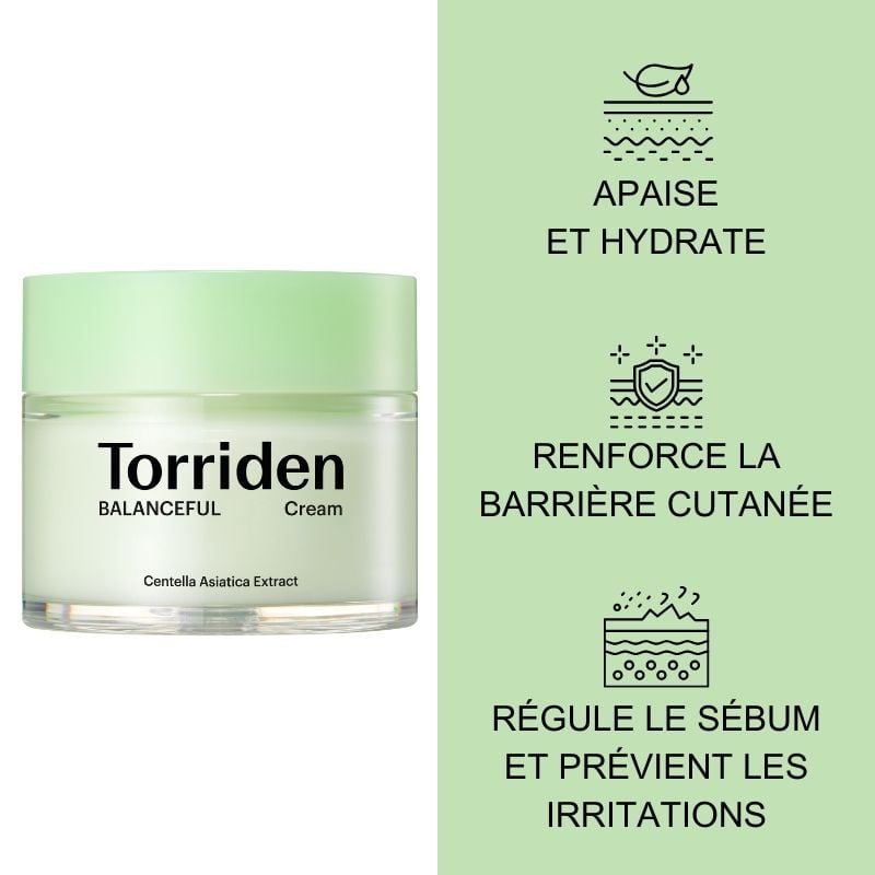 BALANCEFUL - CREME EQUILIBRANTE A L'EXTRAIT DE CENTELLA ASIATICA TORRIDEN No color