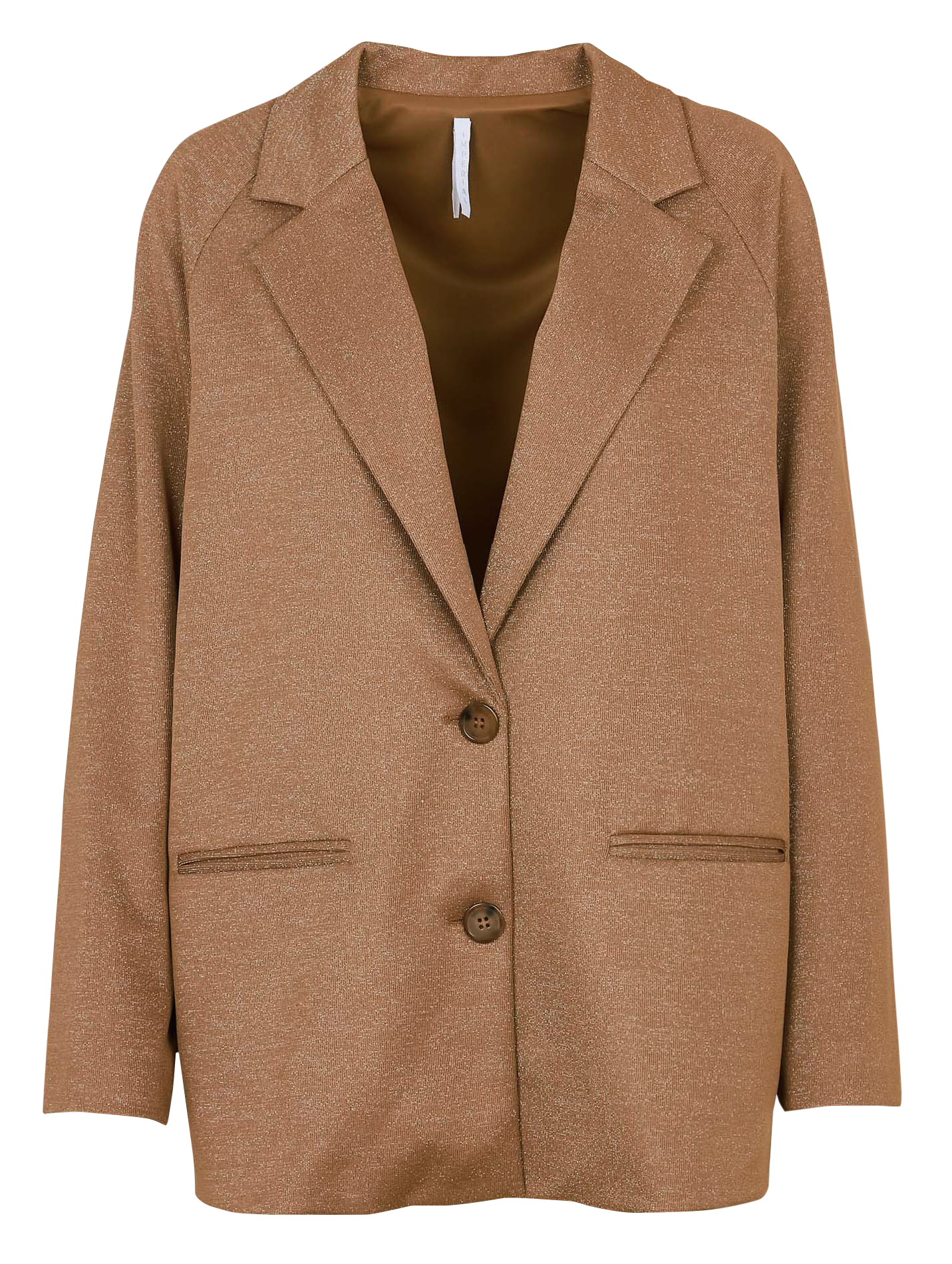 Veste tailleur droite pailletée IMPERIAL Marron