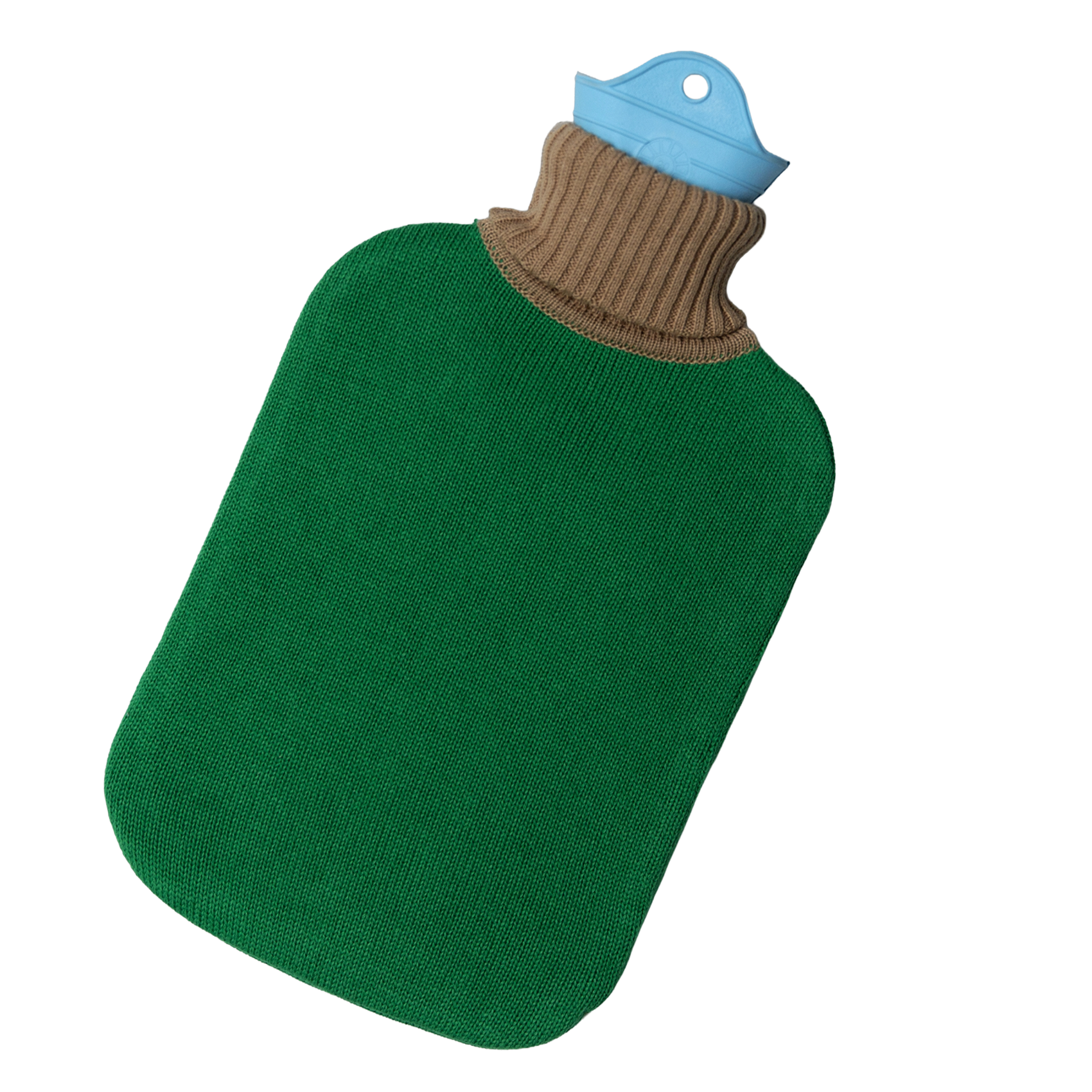 Bouillotte tricotée en coton bio SUITE702 Vert