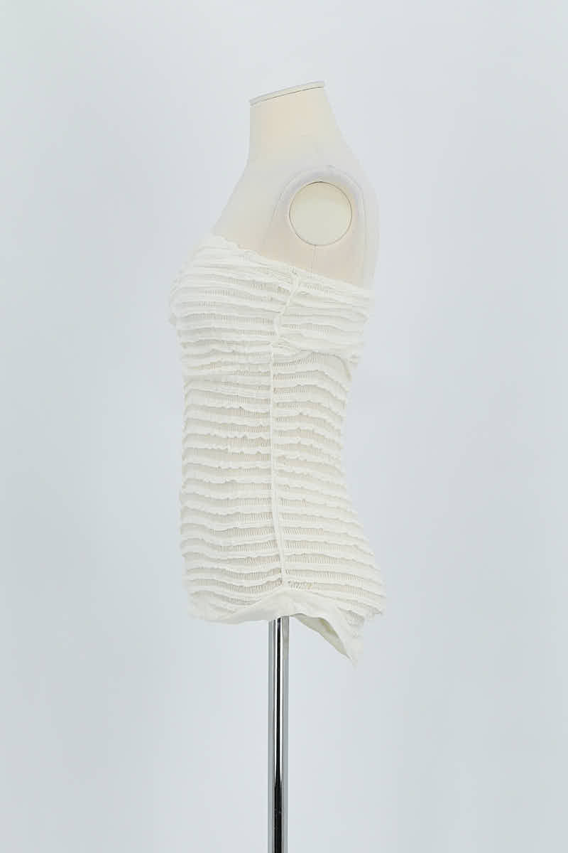 Azawood sleeveless top IRO - Seconde Main White