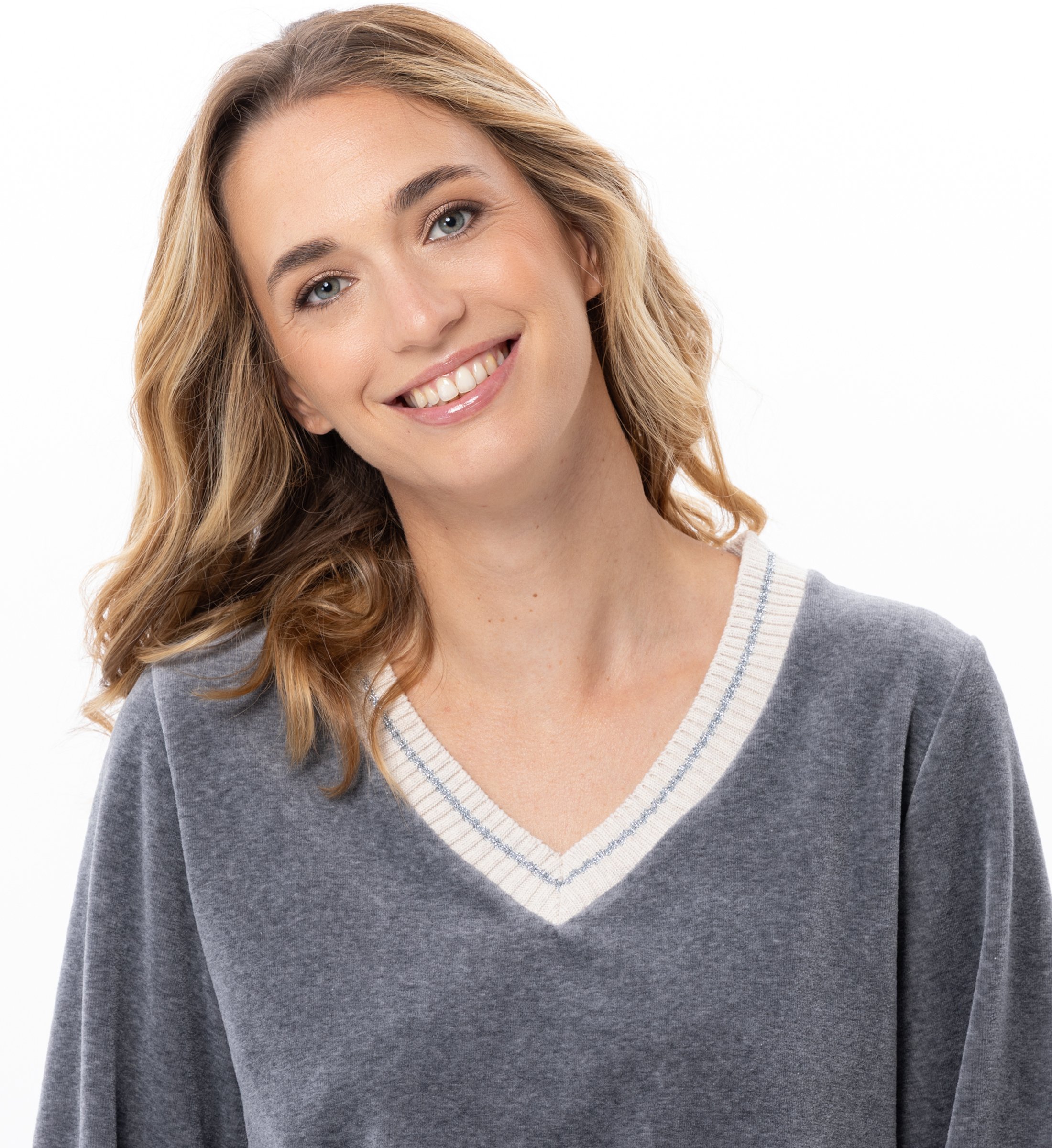 Velvet homewear set LE CHAT Grey