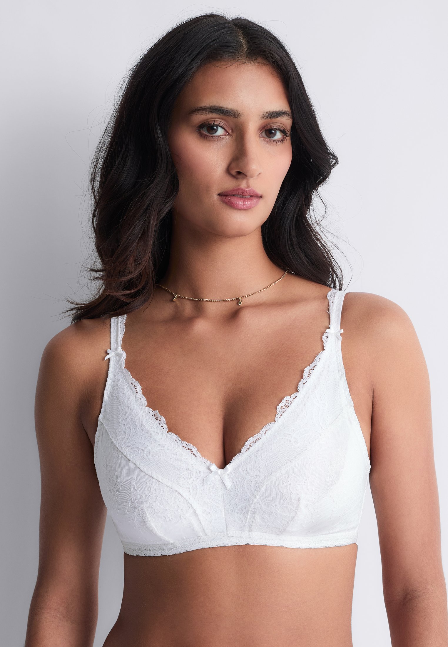 Soft triangle post-operative bra AUBADE White