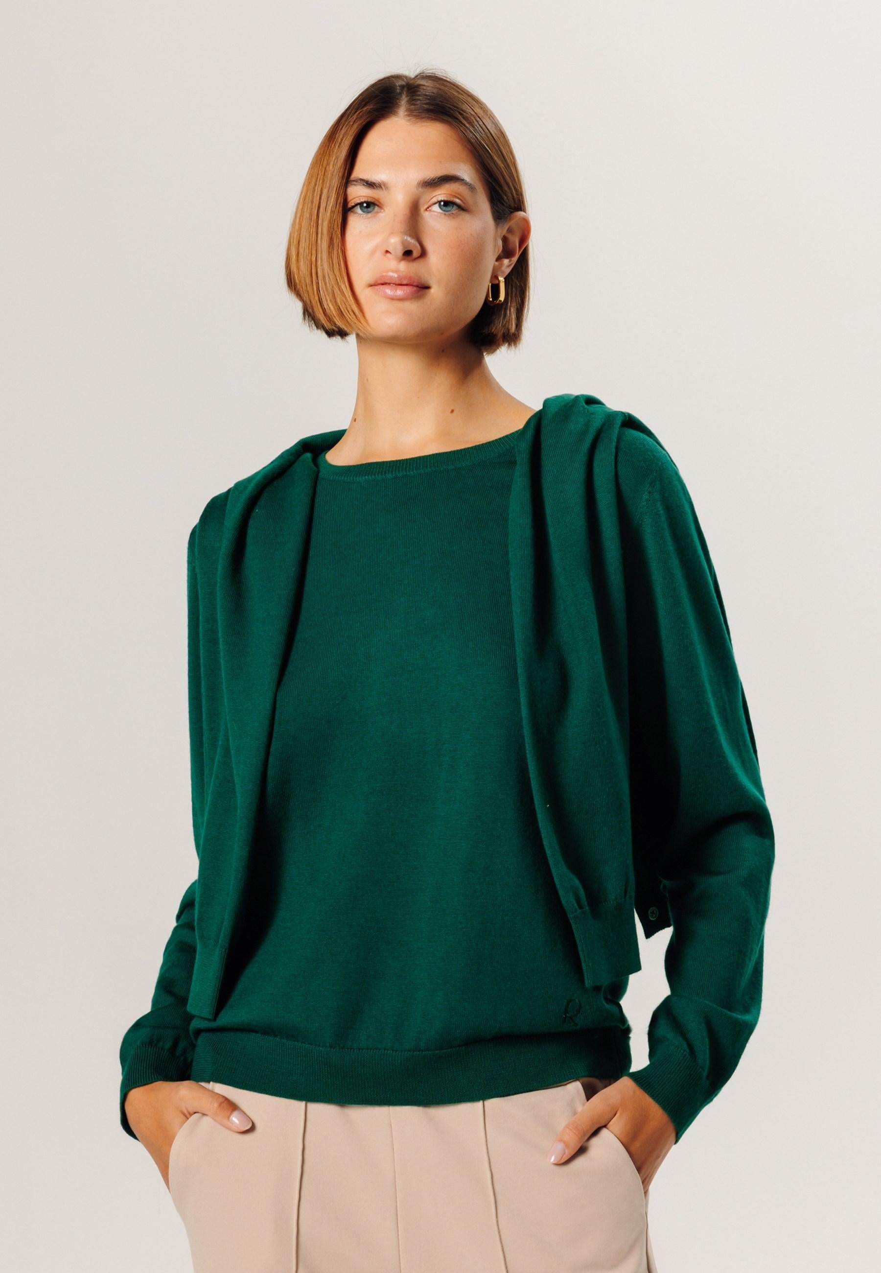 Merino wool sweater RODIER Green