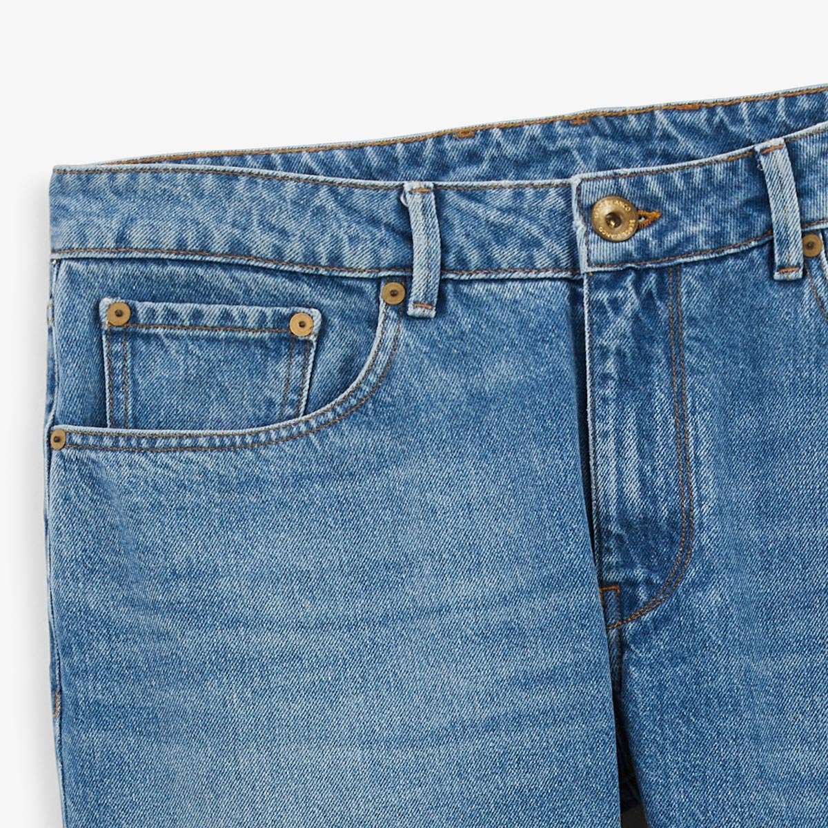 Tapered cut cotton jeans SERGE BLANCO Blue