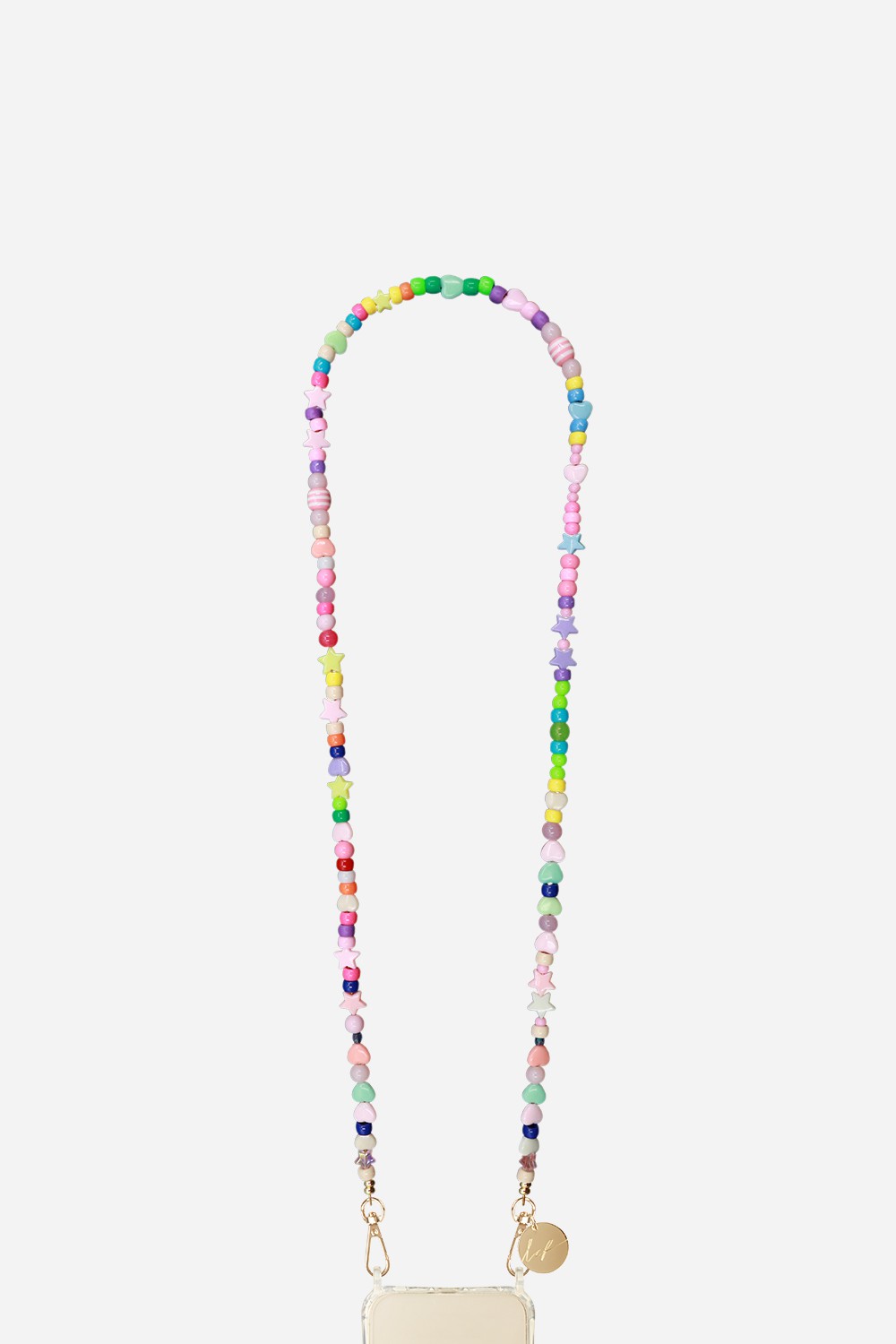 Beaded phone chain LA COQUE FRANCAISE Multicolored