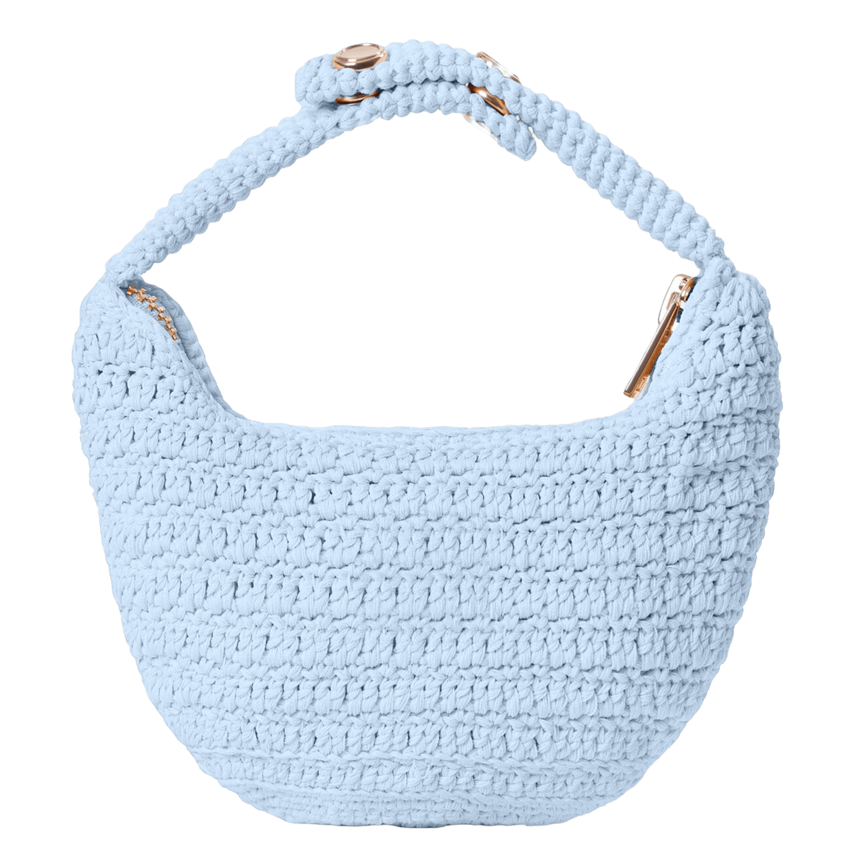 Petite maroquinerie en crochet SANDRO Bleu