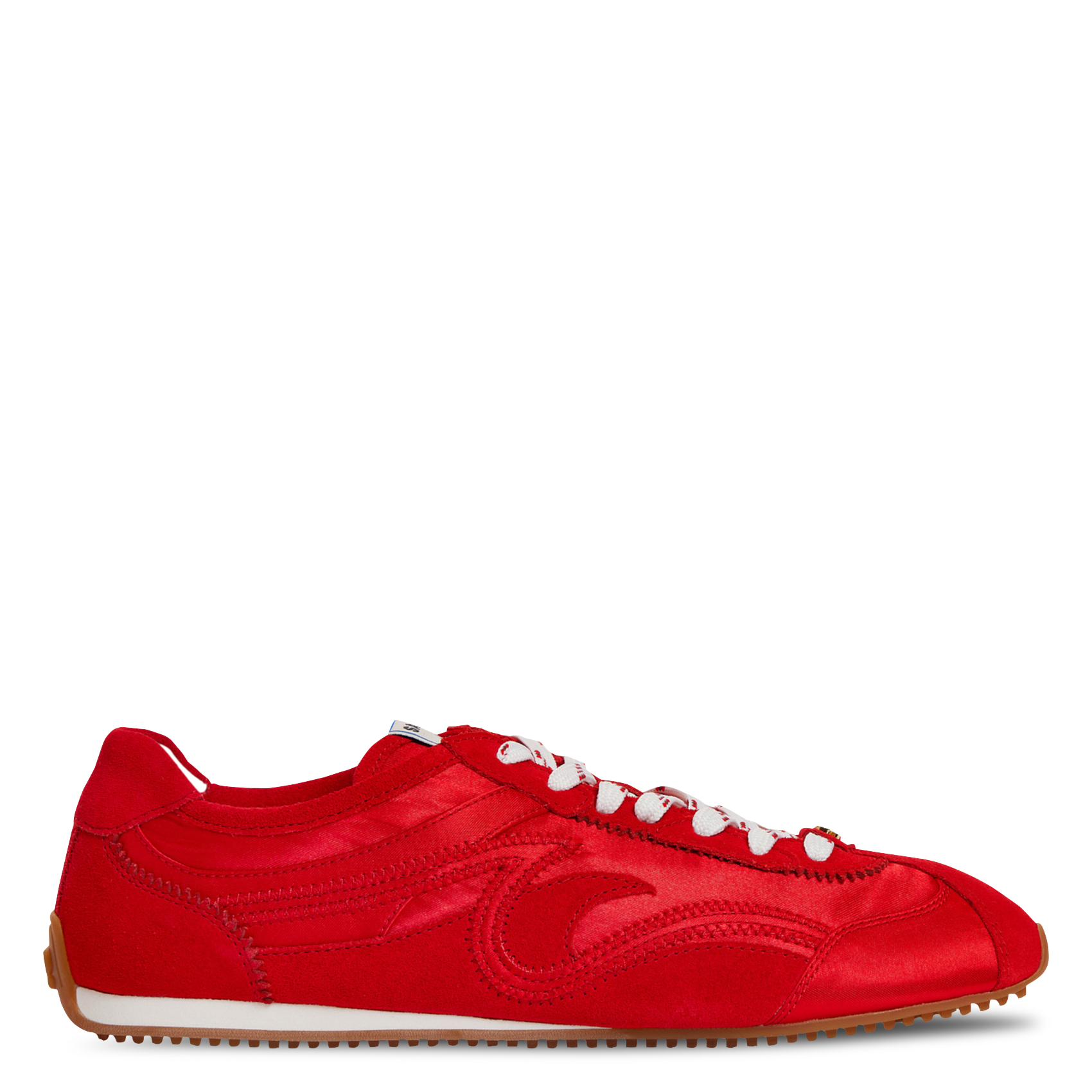Low-top lace-up sneakers SANDRO Red