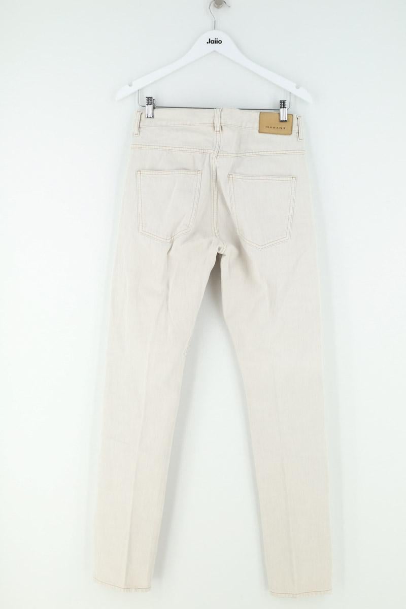 - Straight-leg jeans
- 5 pockets
- Straight cut
- Faded effect ISABEL MARANT - Seconde Main Beige