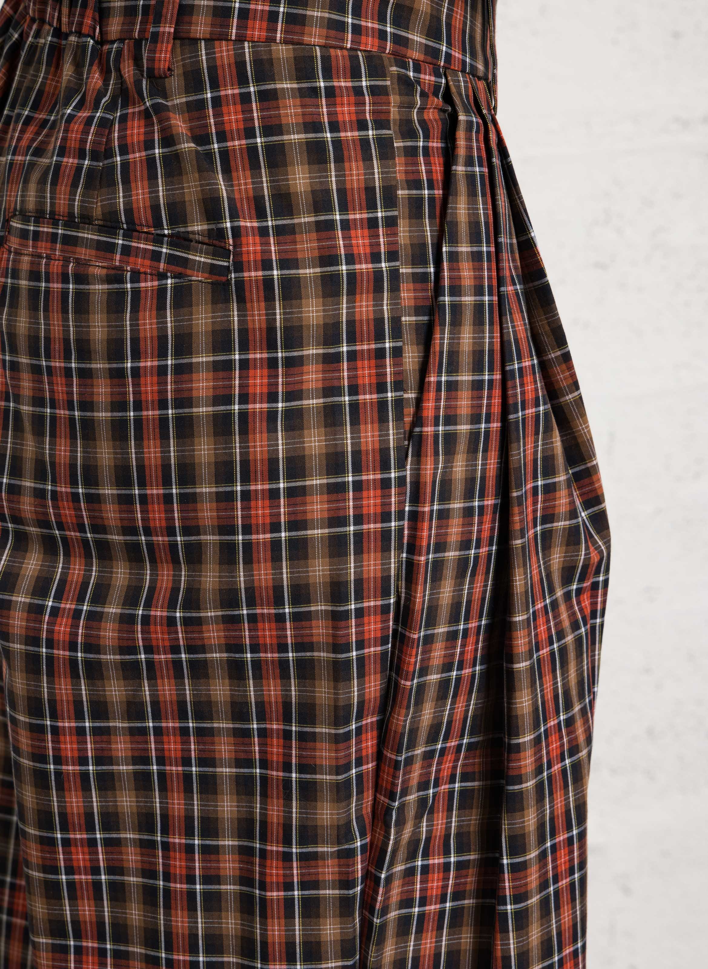 Pantalon large à carreaux THE TINY BIG SISTER Multicolore