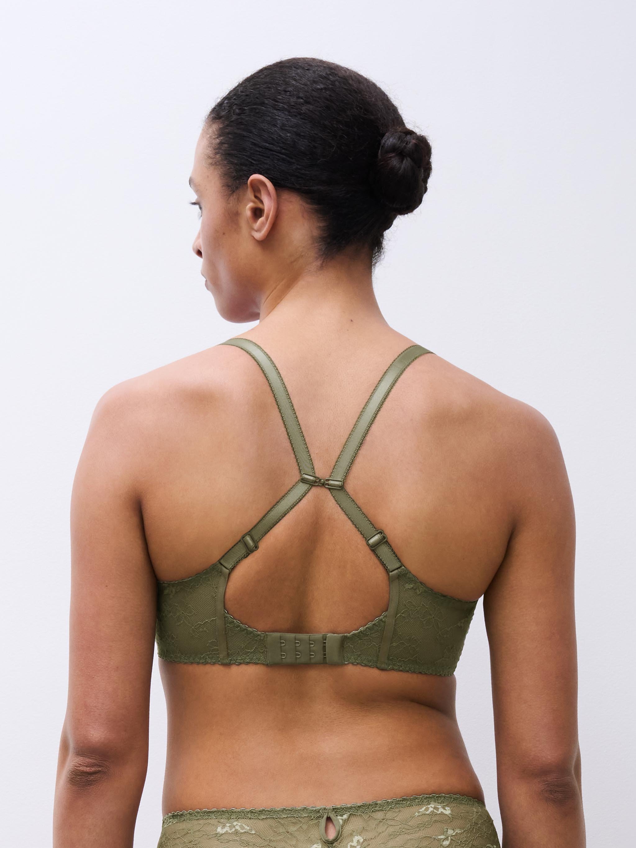 Plunge cup bra CHANTELLE PULP Green