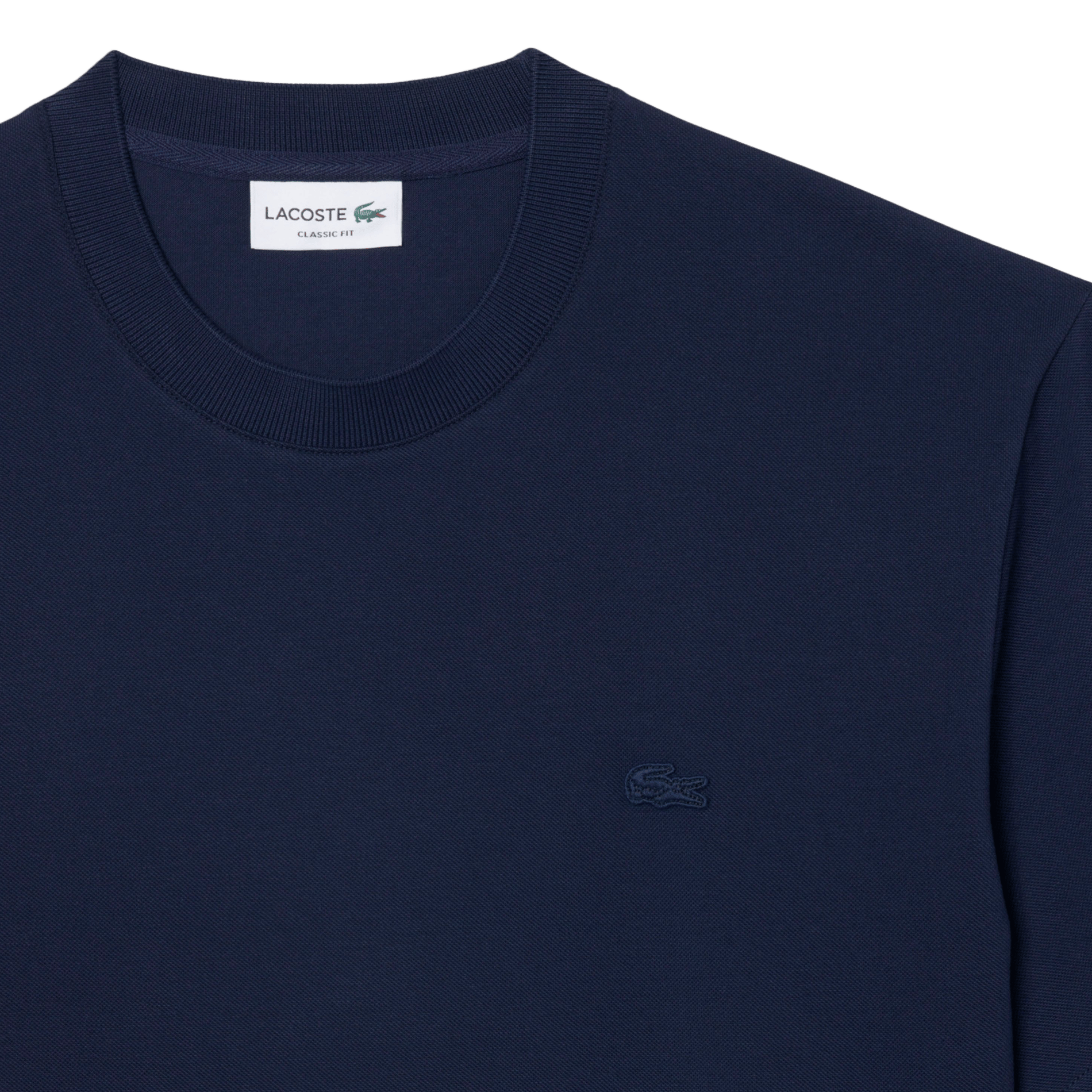 Gerade geschnittenes T-Shirt aus Baumwolle LACOSTE Blau