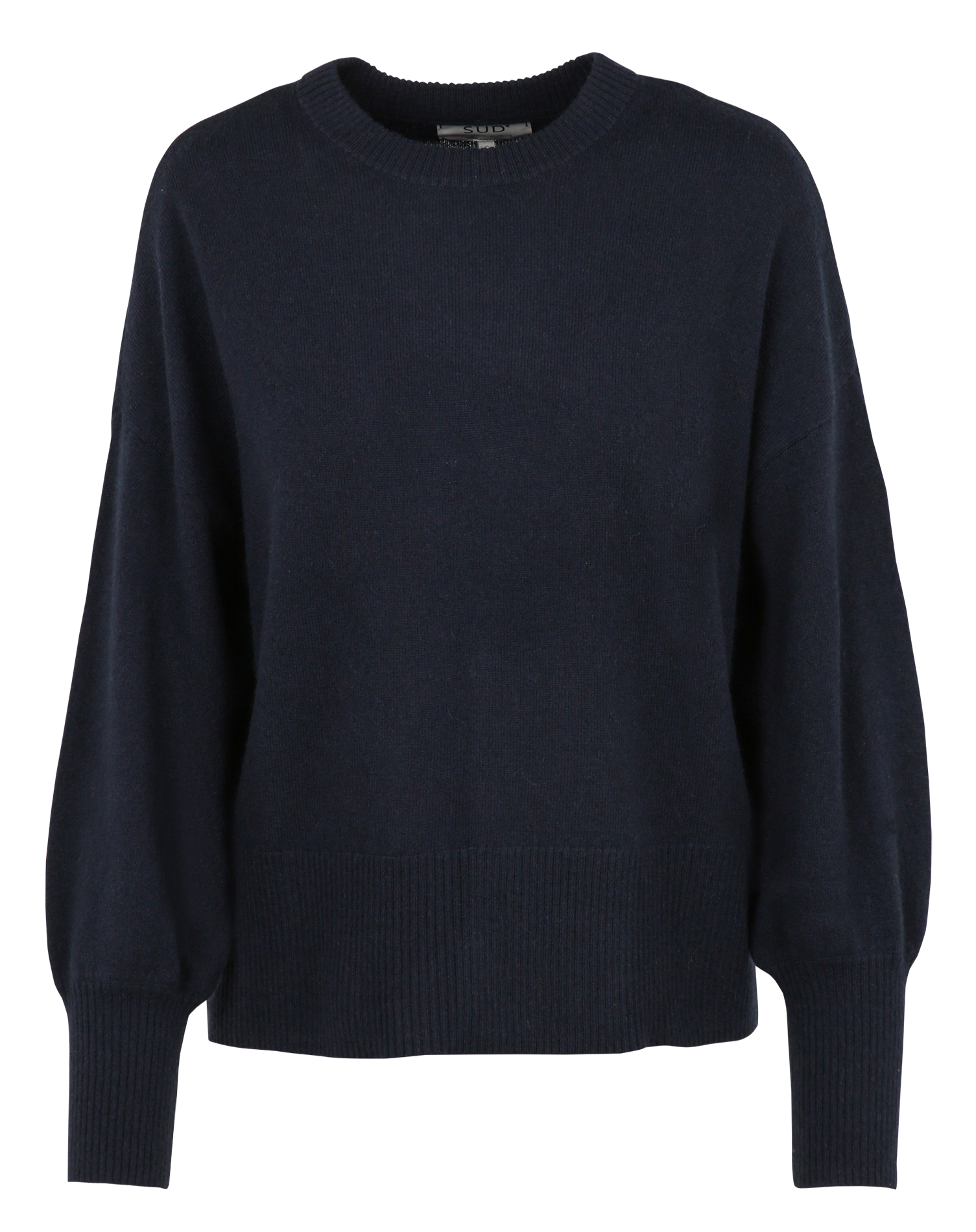 Loose-fit round-neck cashmere sweater SUD EXPRESS Blue