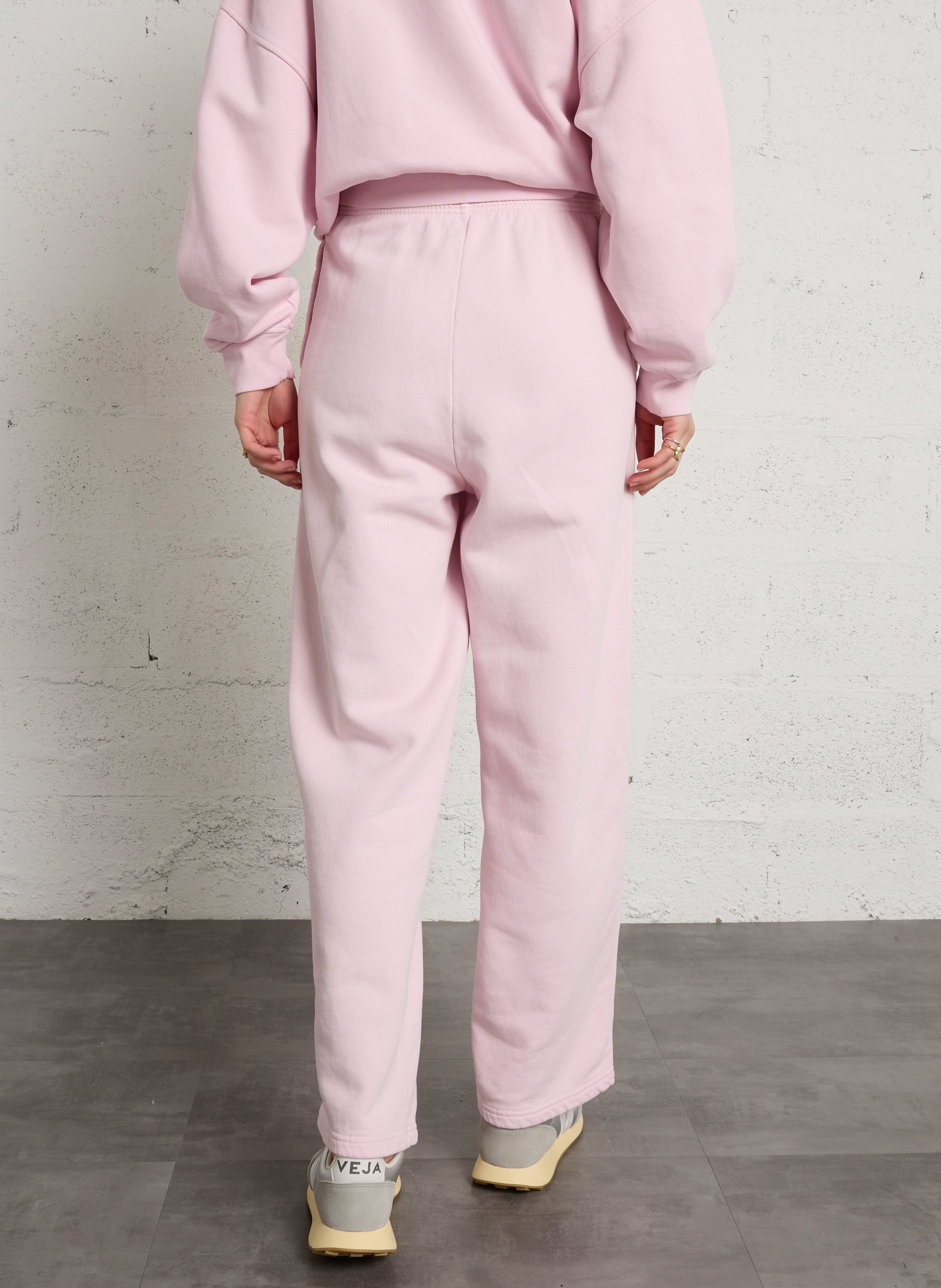 Gerade geschnittene Jogginghose aus Baumwolle AMERICAN VINTAGE Rosa