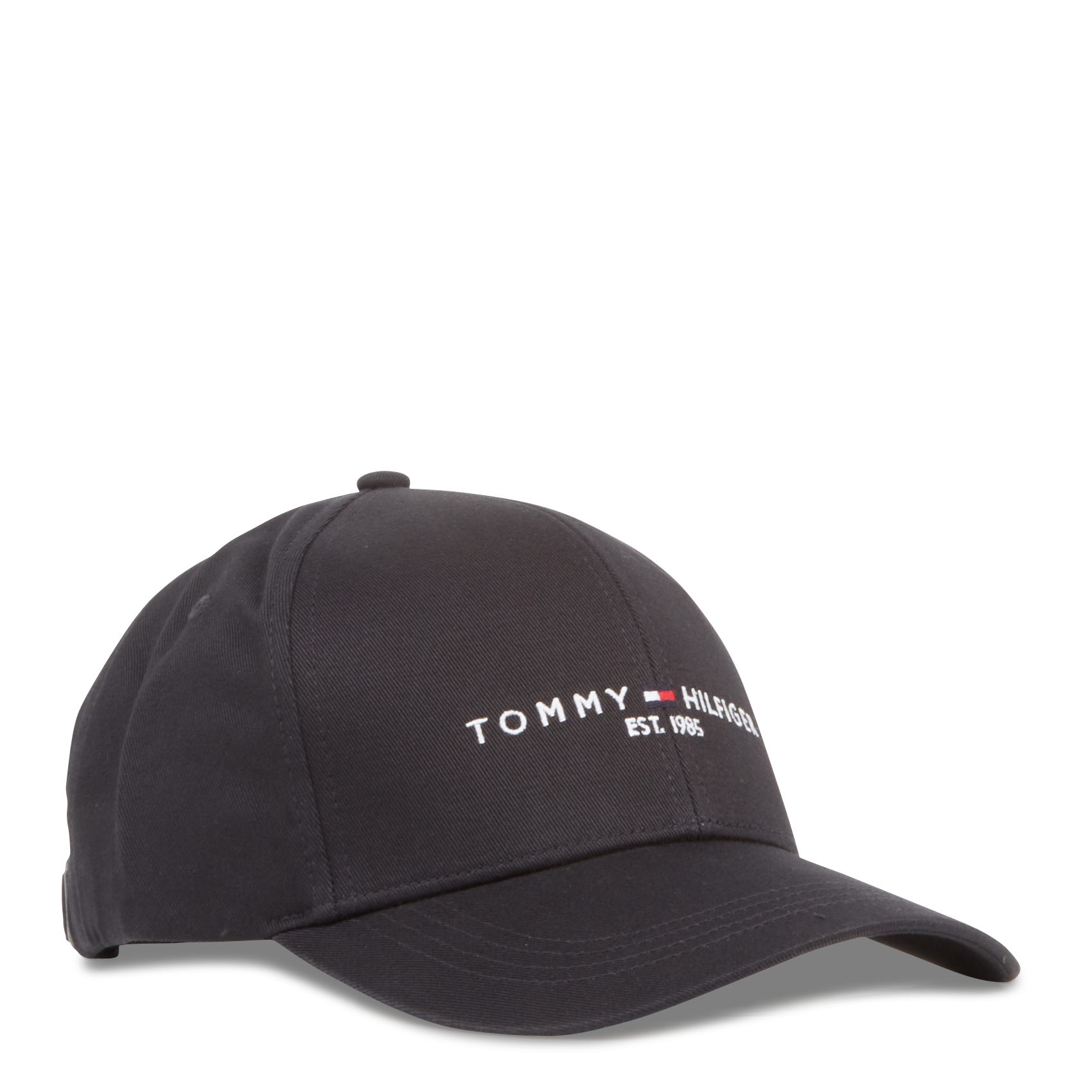 Casquette brodée en coton biologique TOMMY HILFIGER Noir