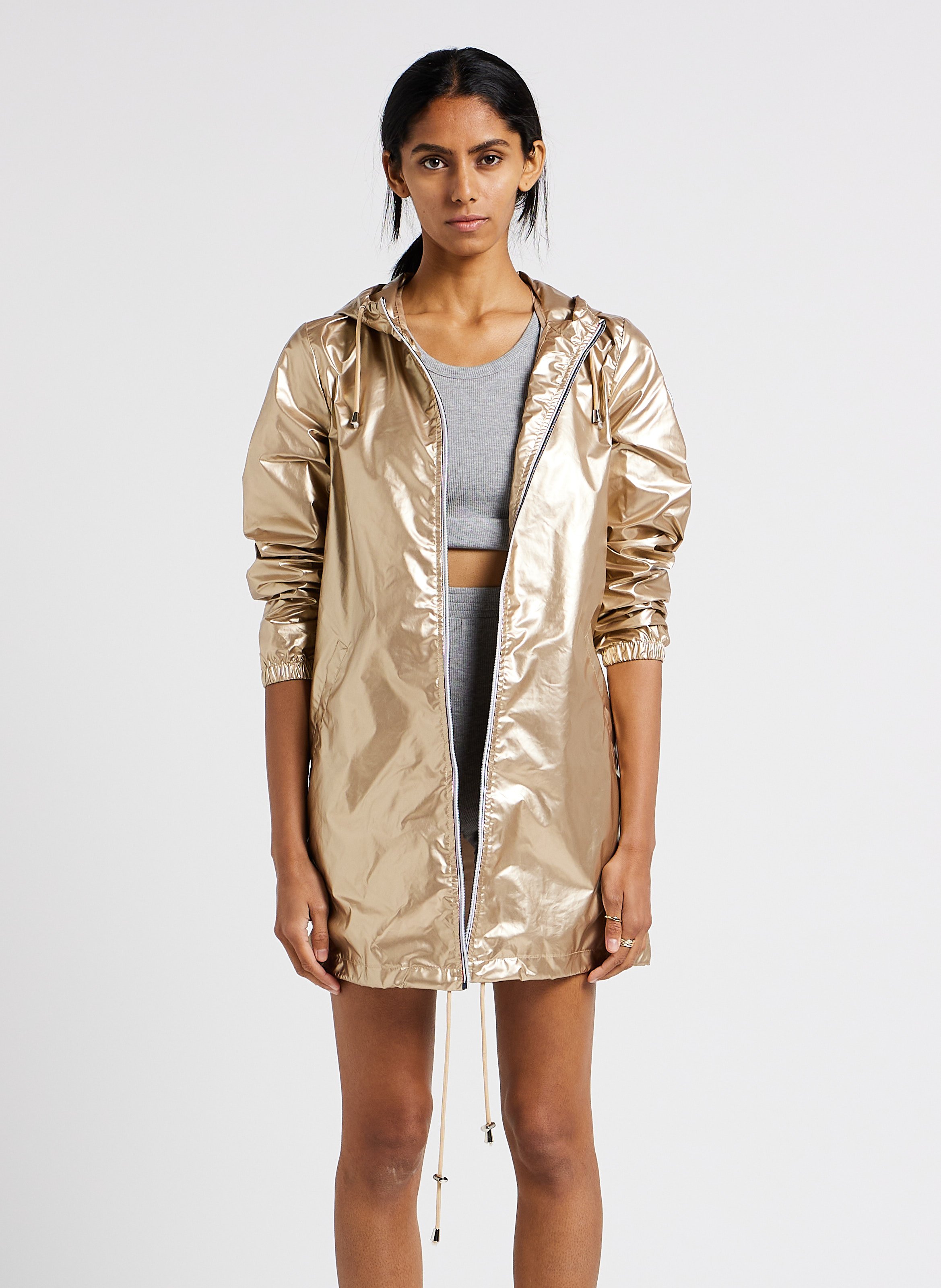 Coupe-vent col montant métallisé LA PETITE ETOILE Doré