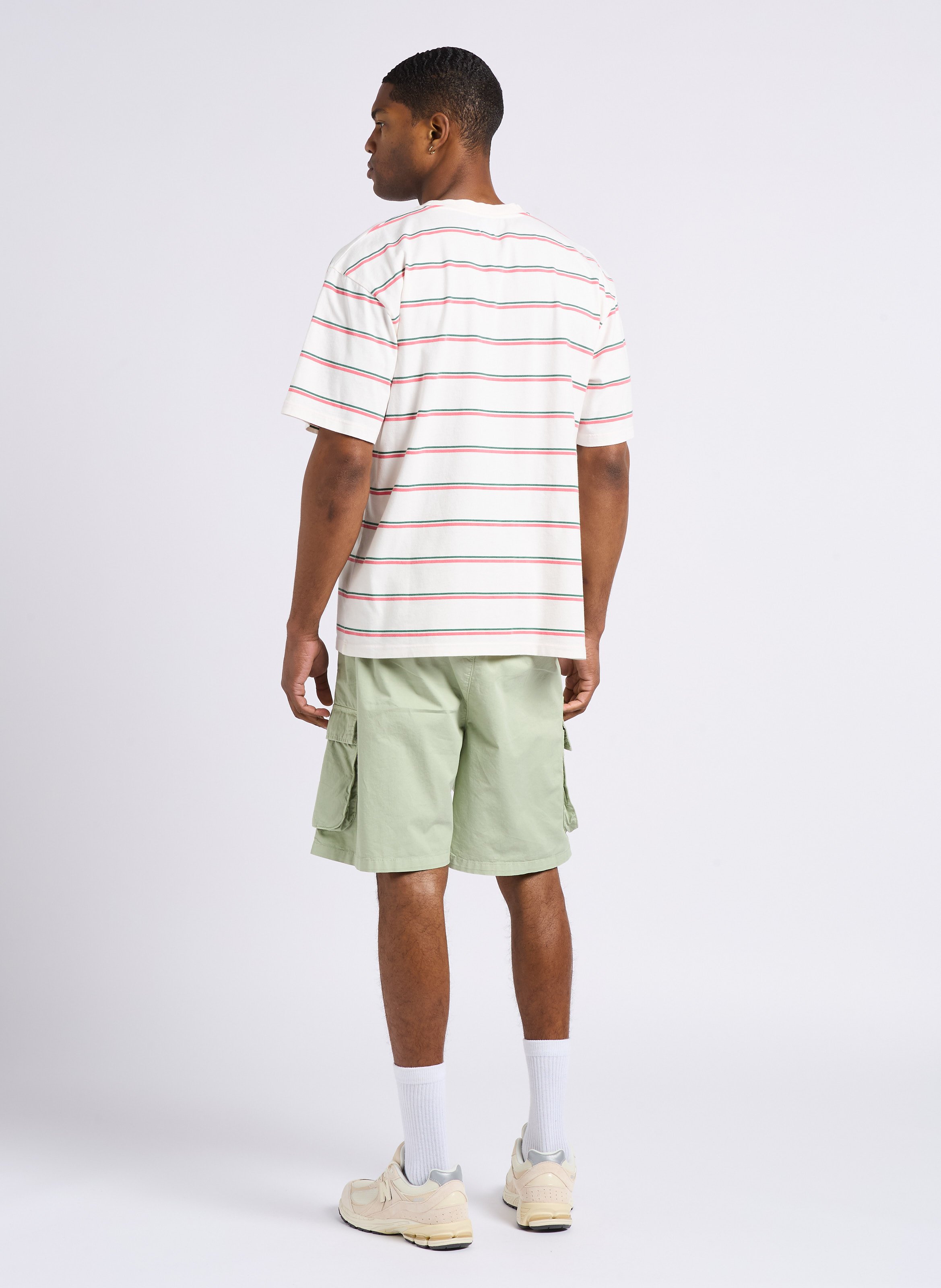 Straight cotton round-neck T-shirt EDWIN Multicolored