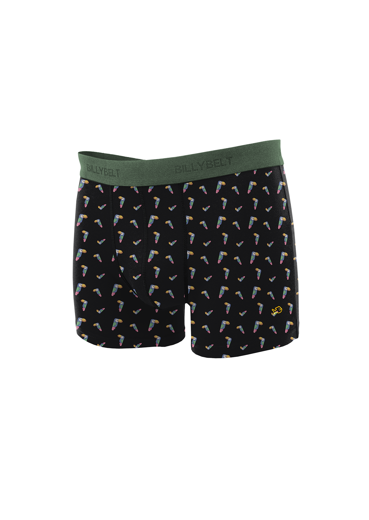 Organic cotton boxers BILLYBELT Black