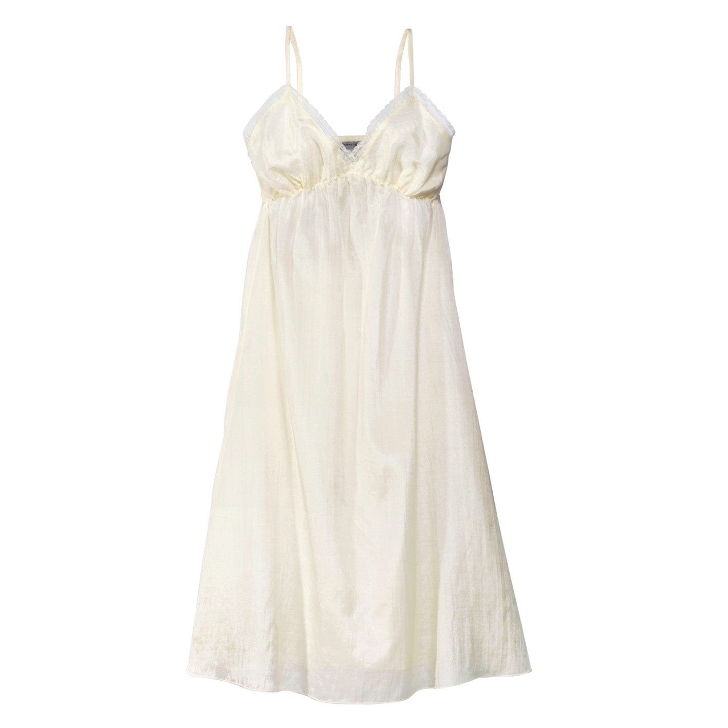 Nuisette longue coton et soie GERMAINE DES PRES Beige