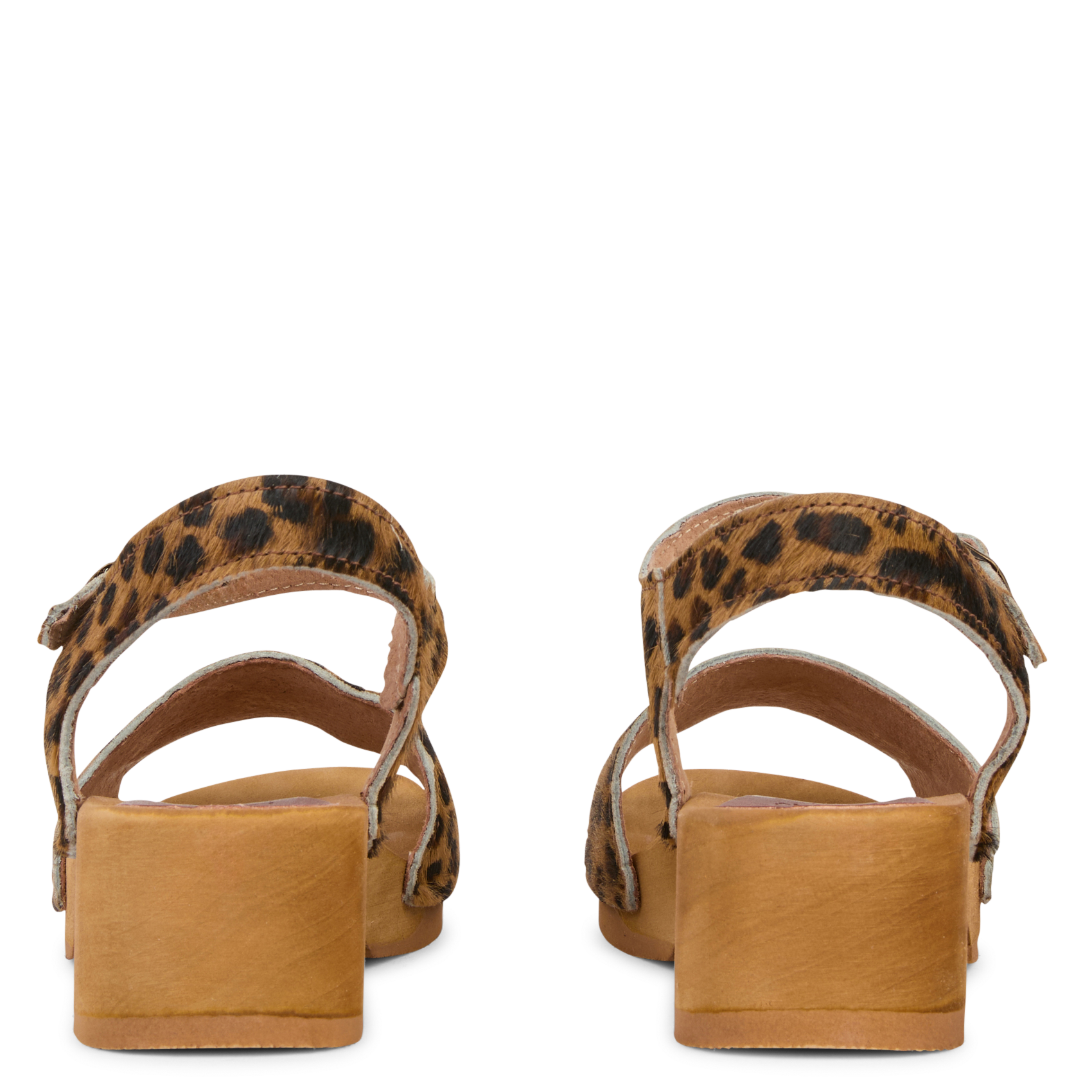 Printed pony leather sandals BOSABO Multicolored