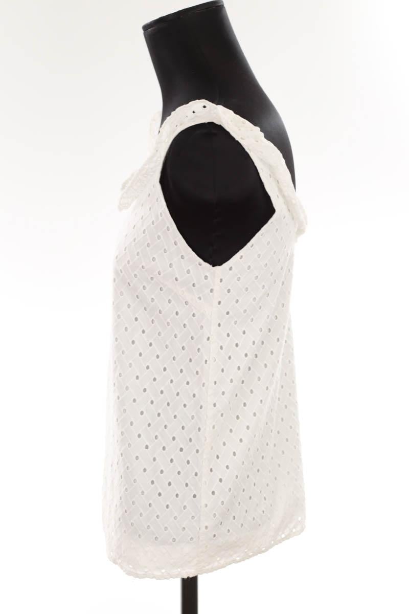 Sleeveless cotton top SEZANE - Seconde main White