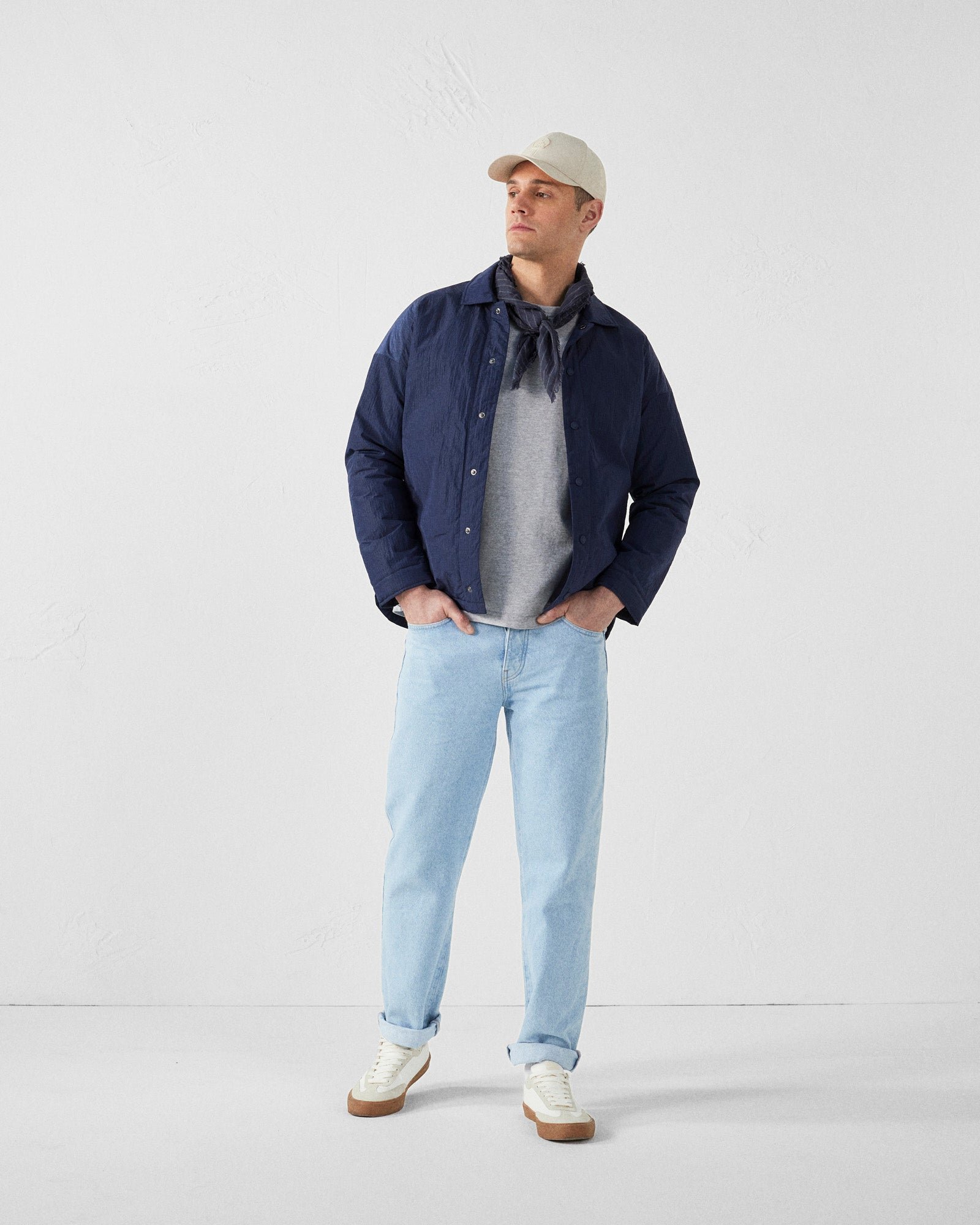Jeremy ultralight overshirt jacket JOTT Blue