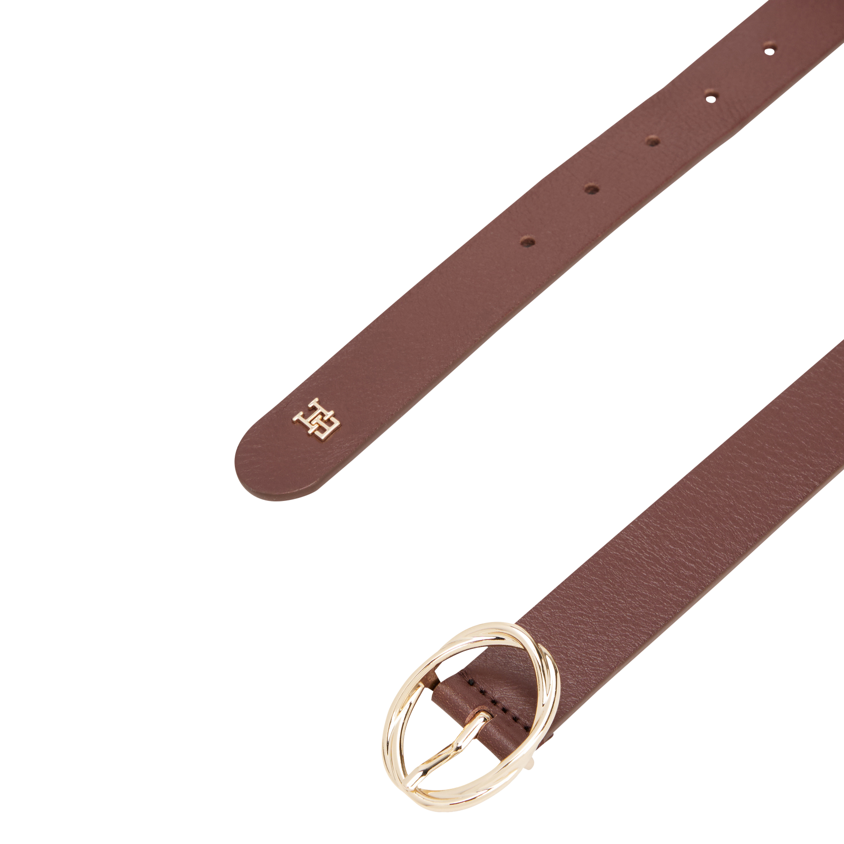 - Buckle closure. - Width: 3 cm.  TOMMY HILFIGER Brown