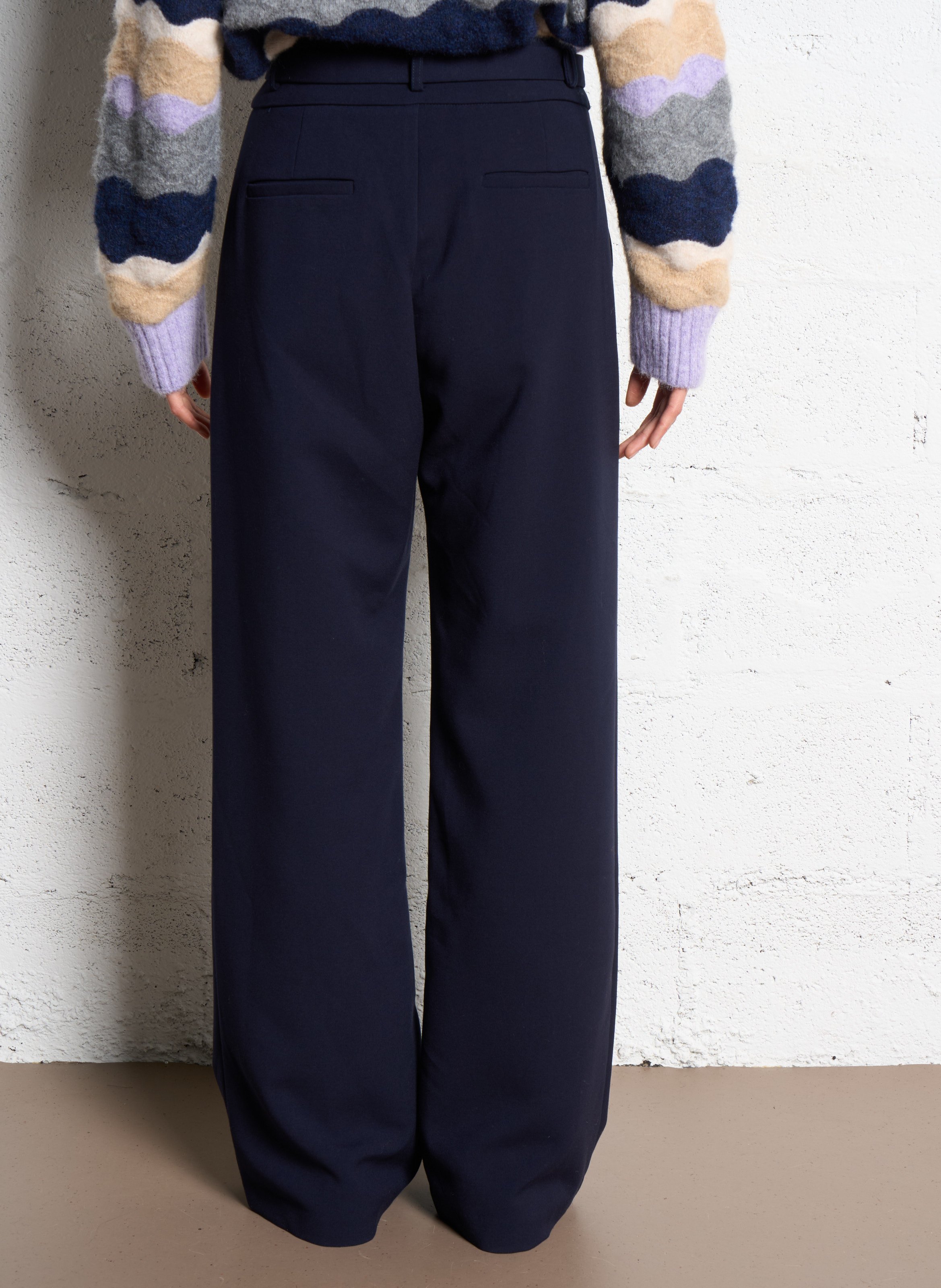 Pantalon large stretch SUNCOO Bleu