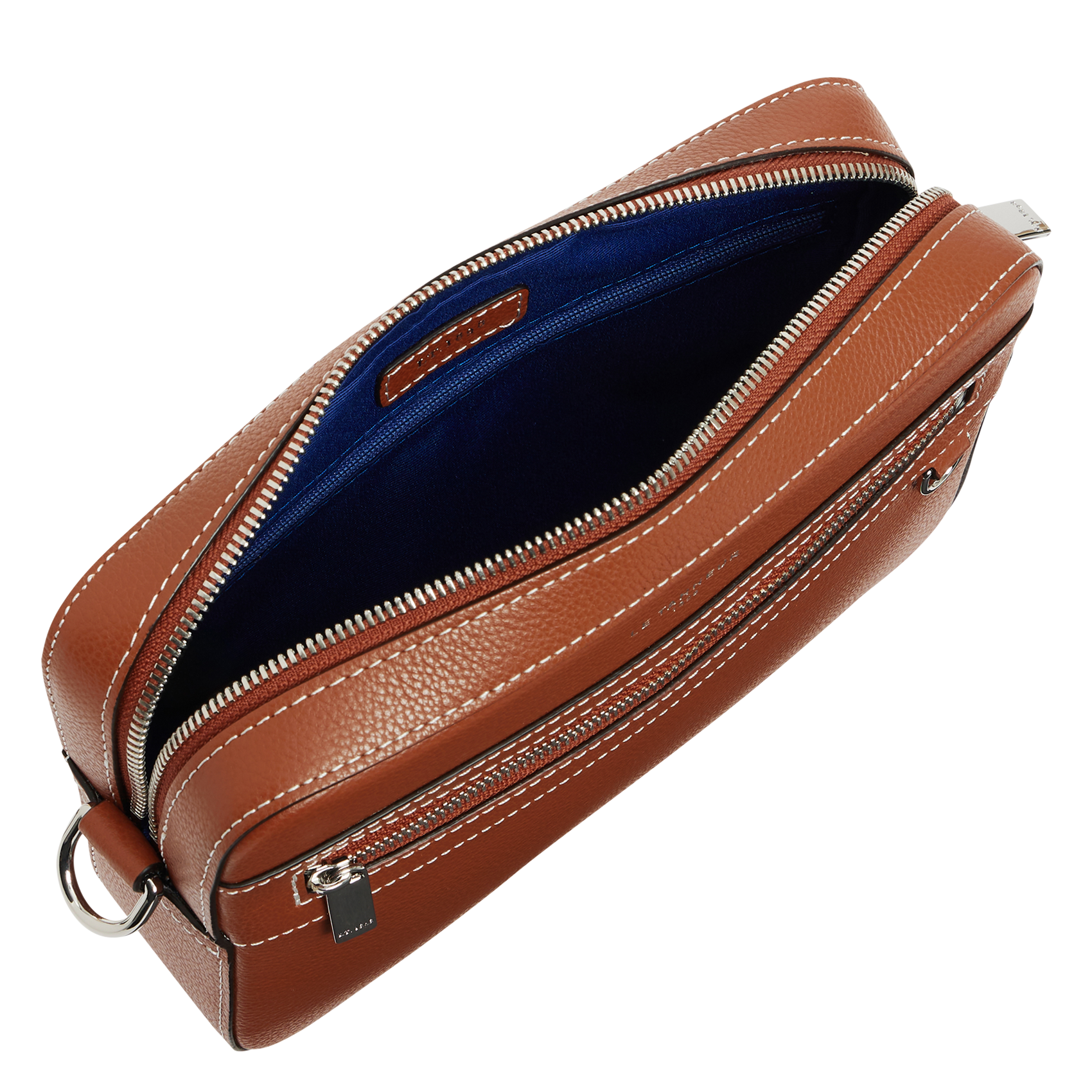 Leren crossbodytas  LE TANNEUR Bruin