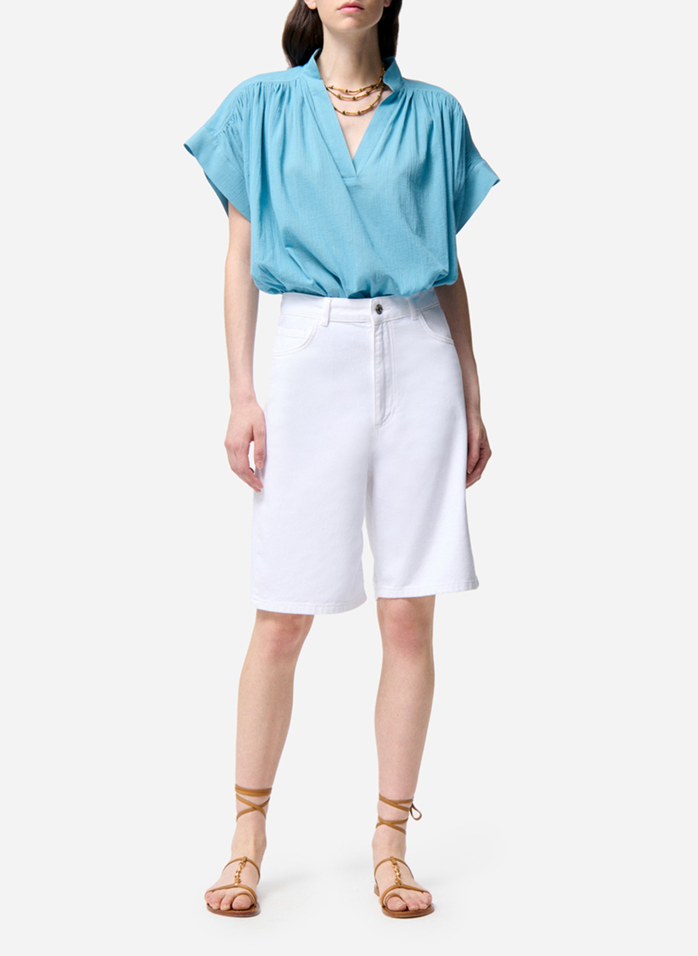 V-neck blouse VANESSA BRUNO Blue