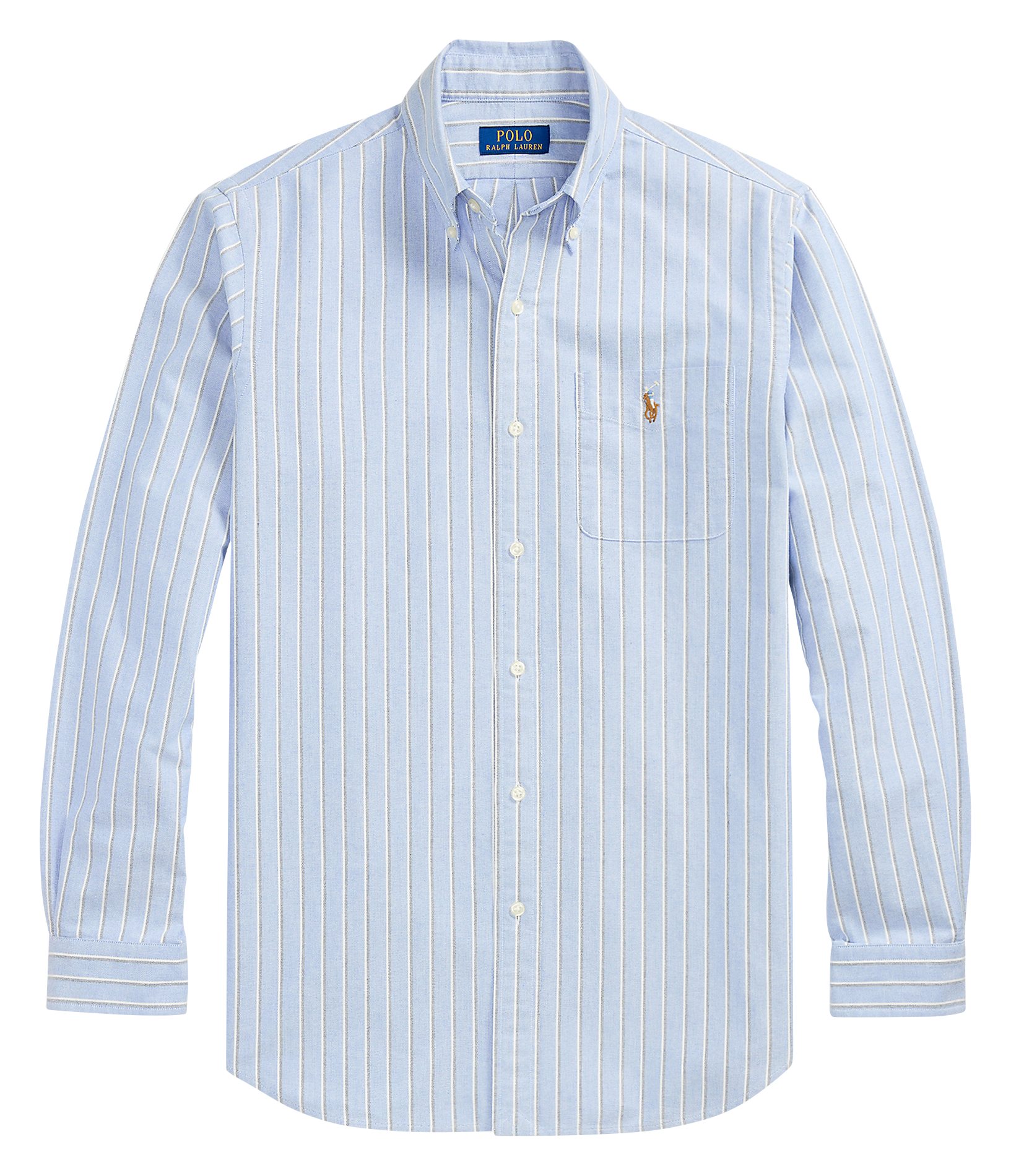 Chemise col classique en coton POLO RALPH LAUREN Bleu