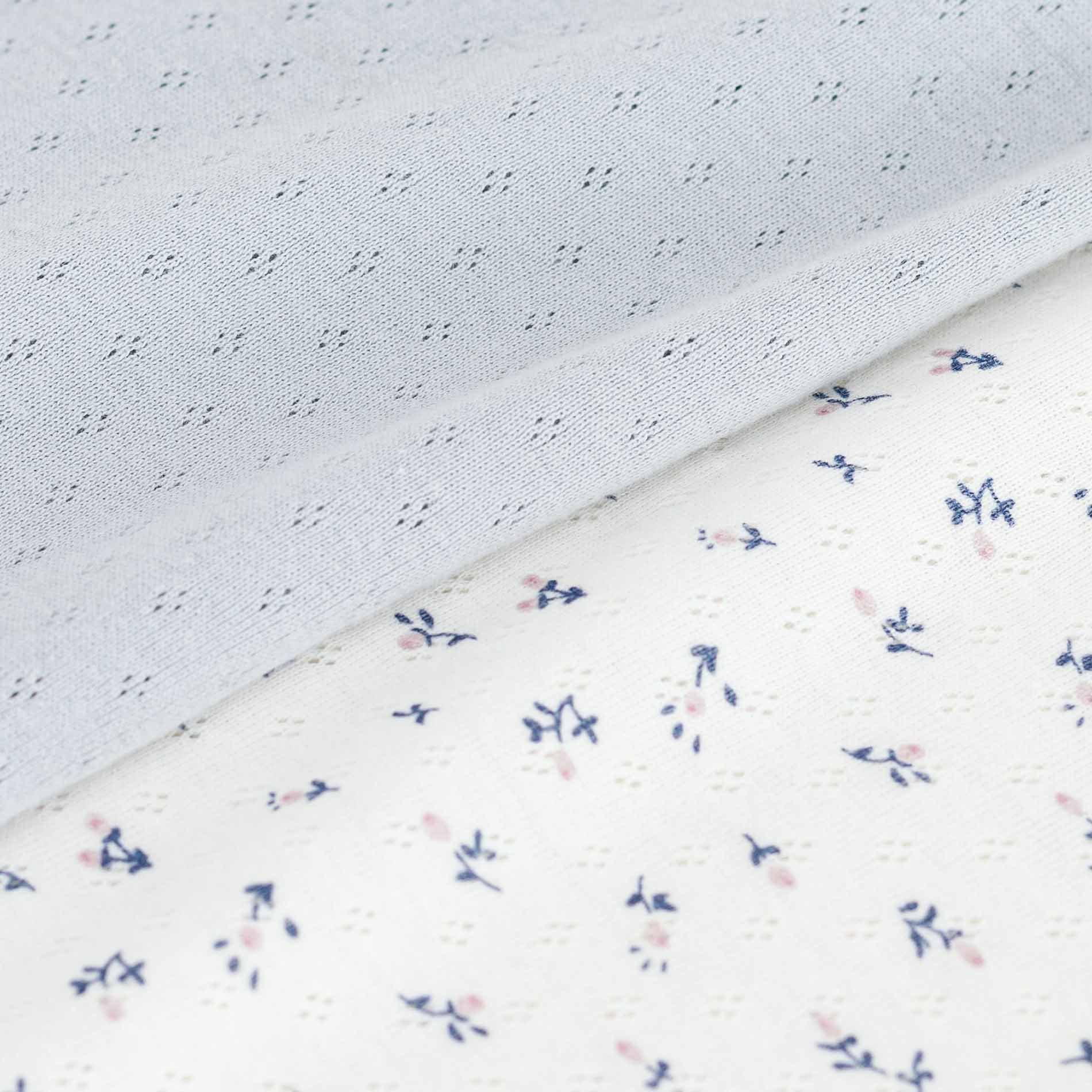 Set of 2 pointelle knit tank tops PETIT BATEAU Multicolored