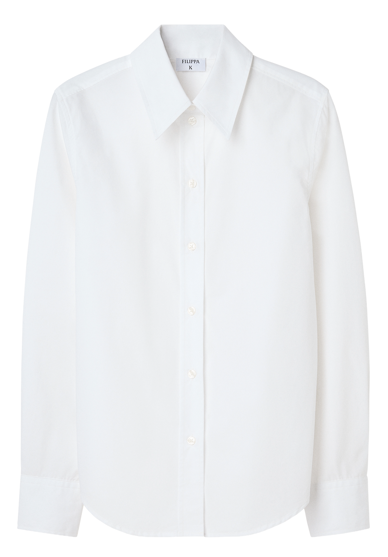 Chemise col classique manches contrastantes en coton FILIPPA K White