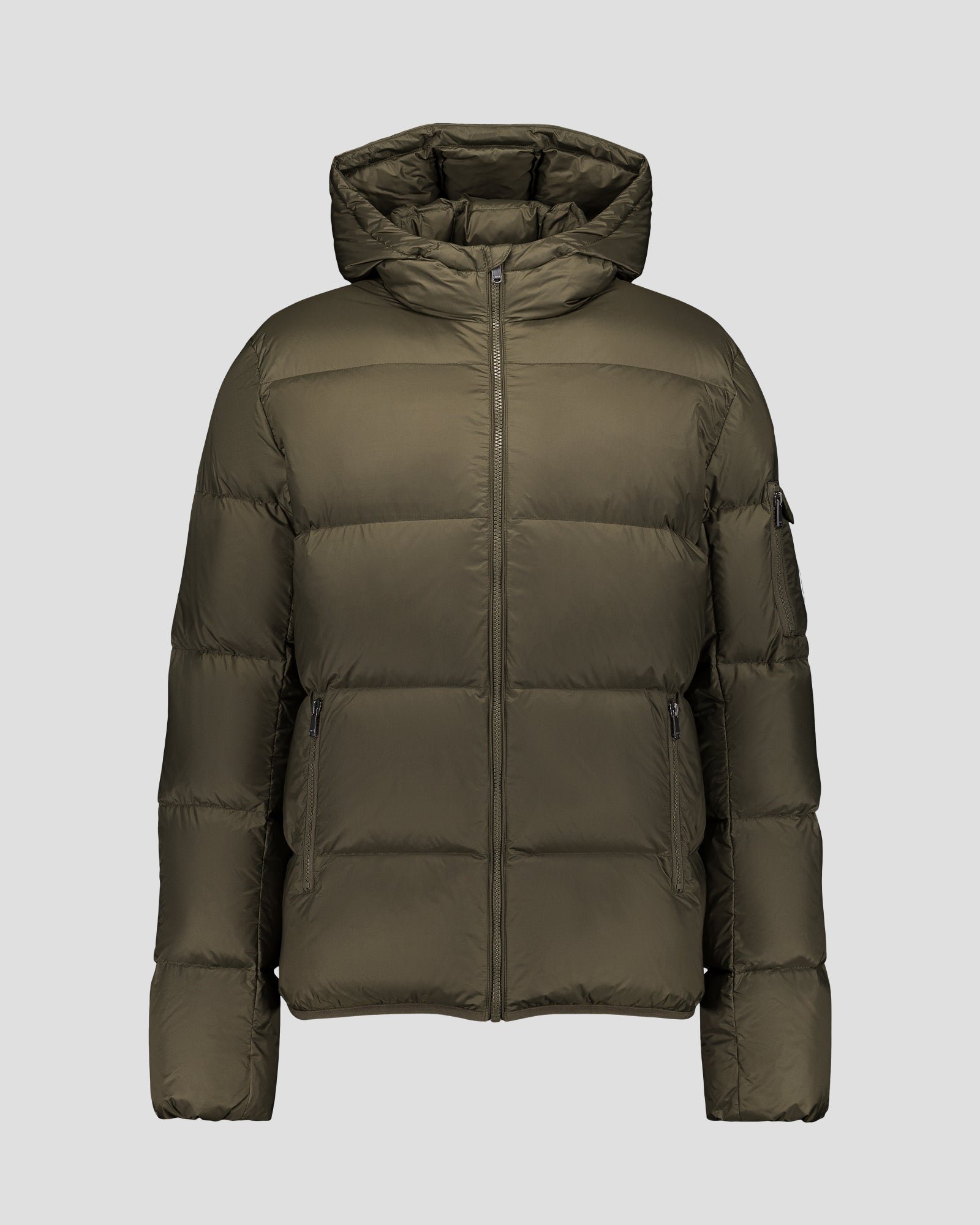 Java hooded puffer jacket for extreme cold JOTT Green