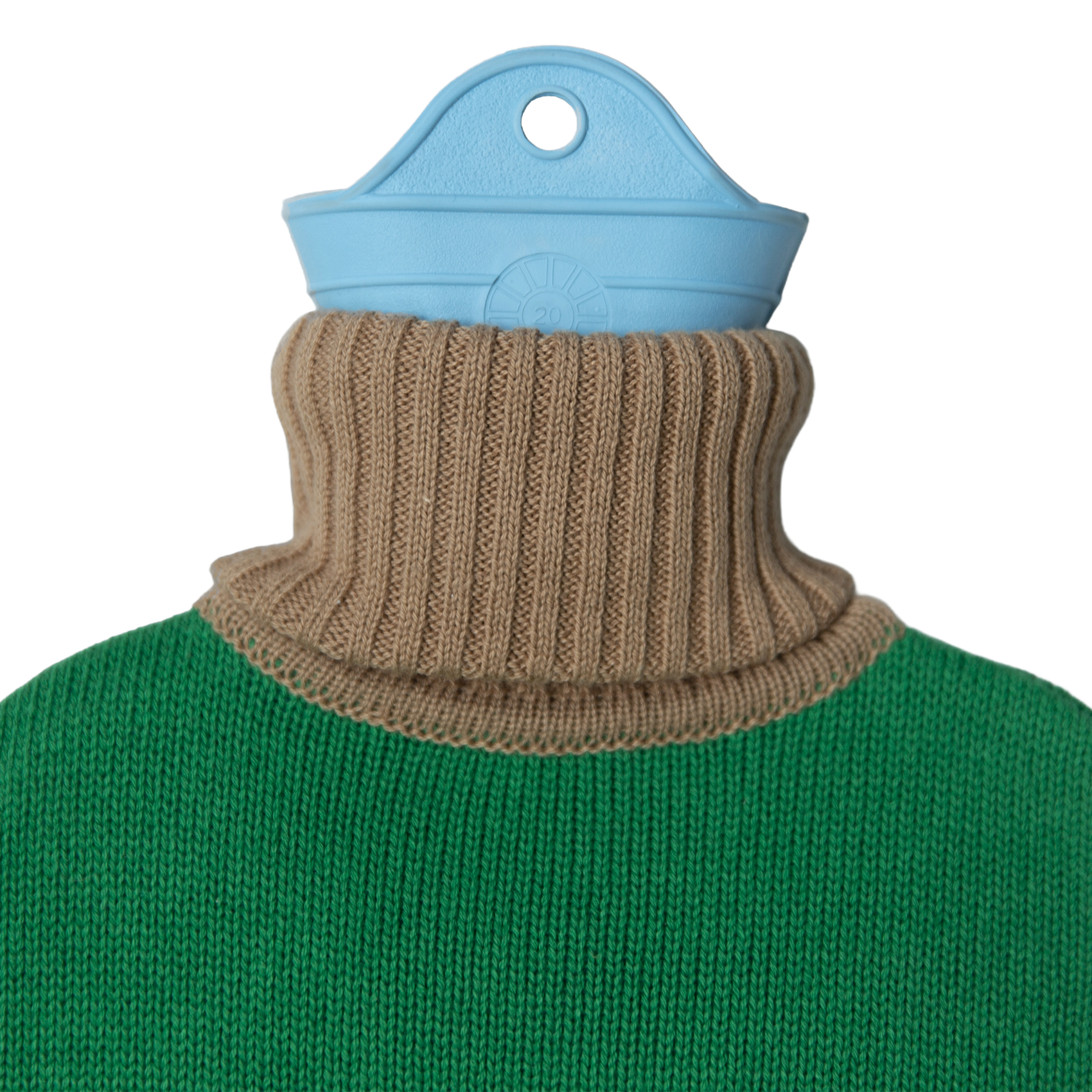 Bouillotte tricotée en coton bio SUITE702 Vert