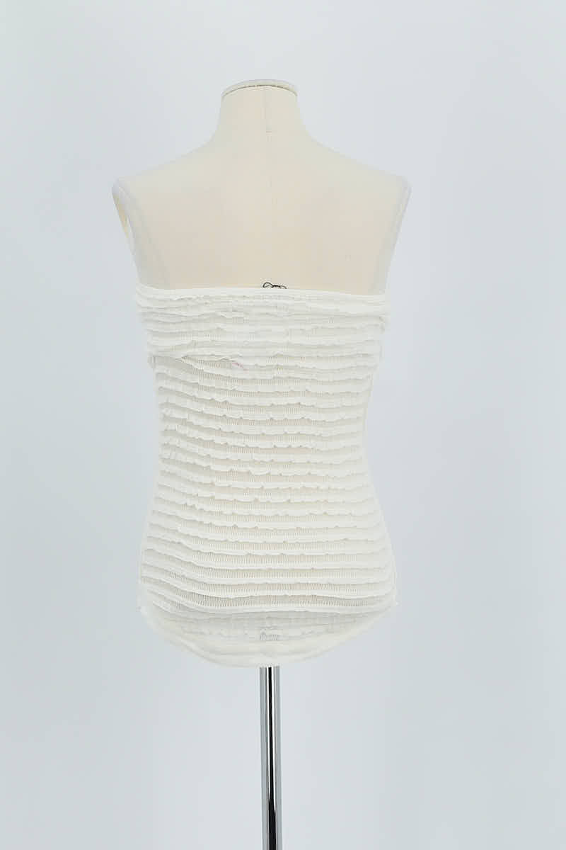 Azawood sleeveless top IRO - Seconde Main White