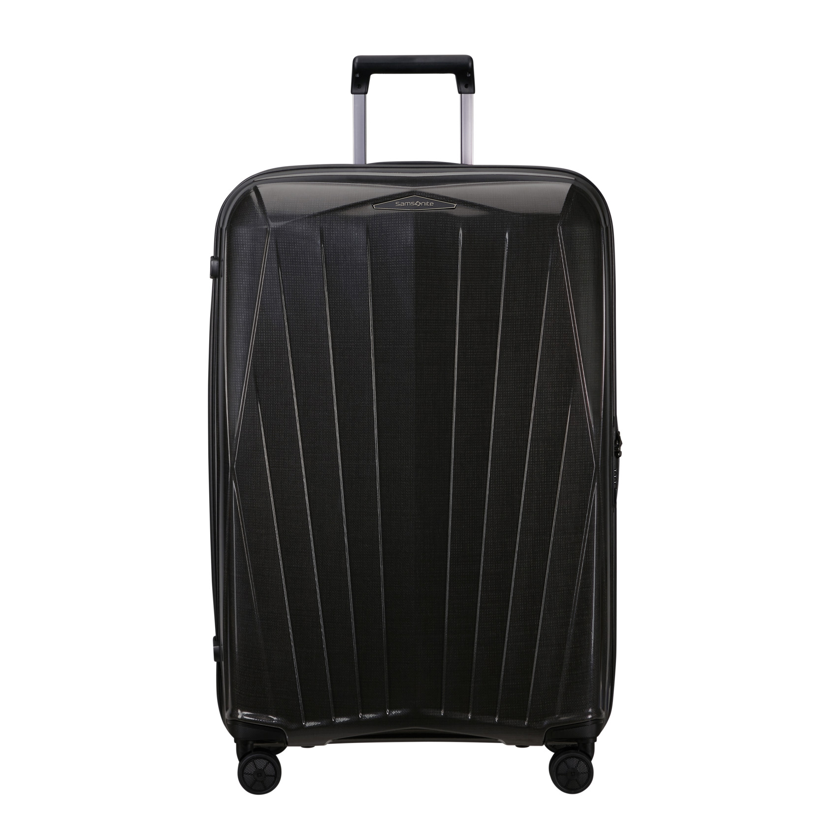 Major-lite 4-wheel suitcase size L Black