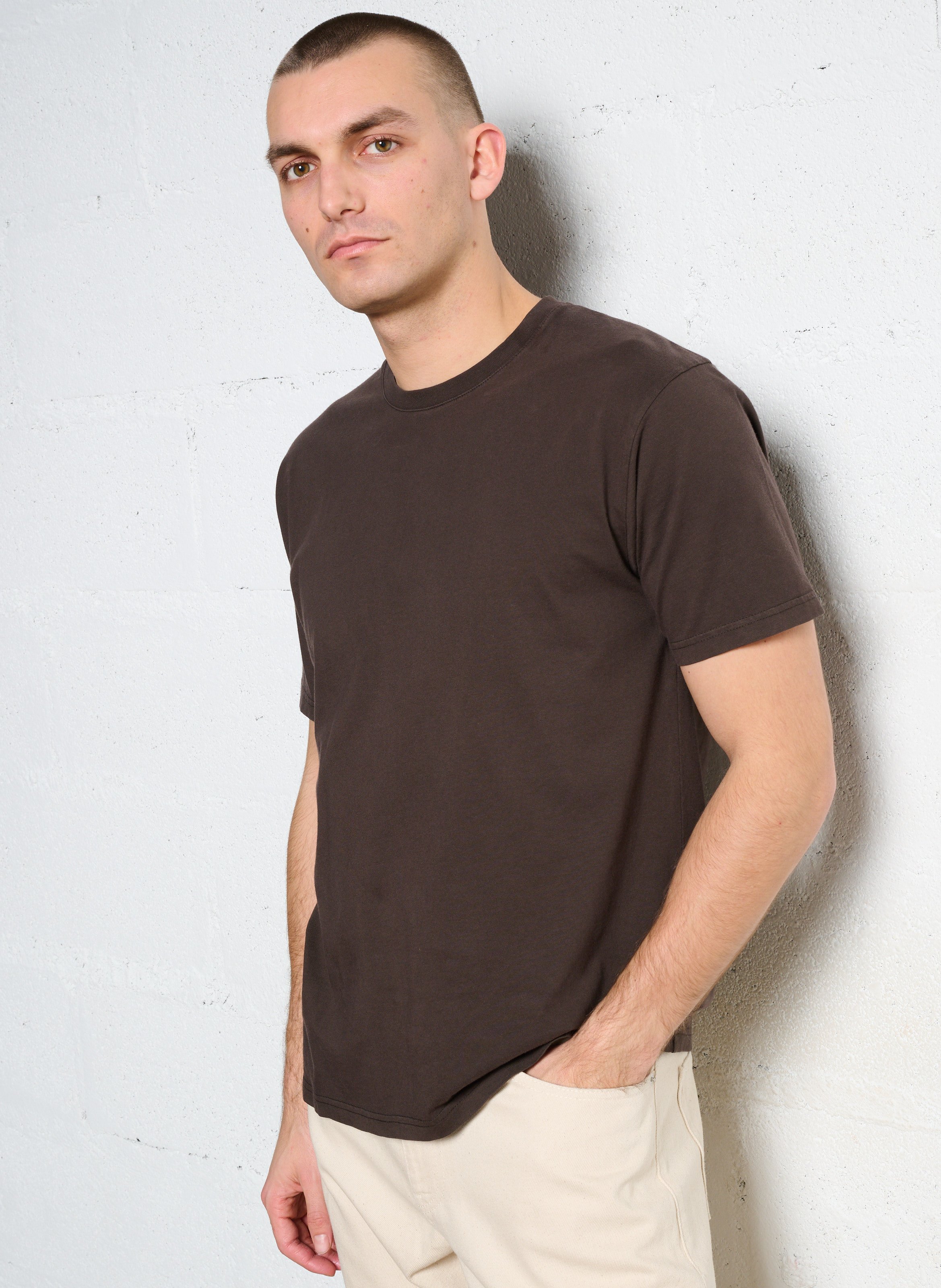 Rundhals-T-Shirt aus Bio-Baumwolle COLORFUL STANDARD