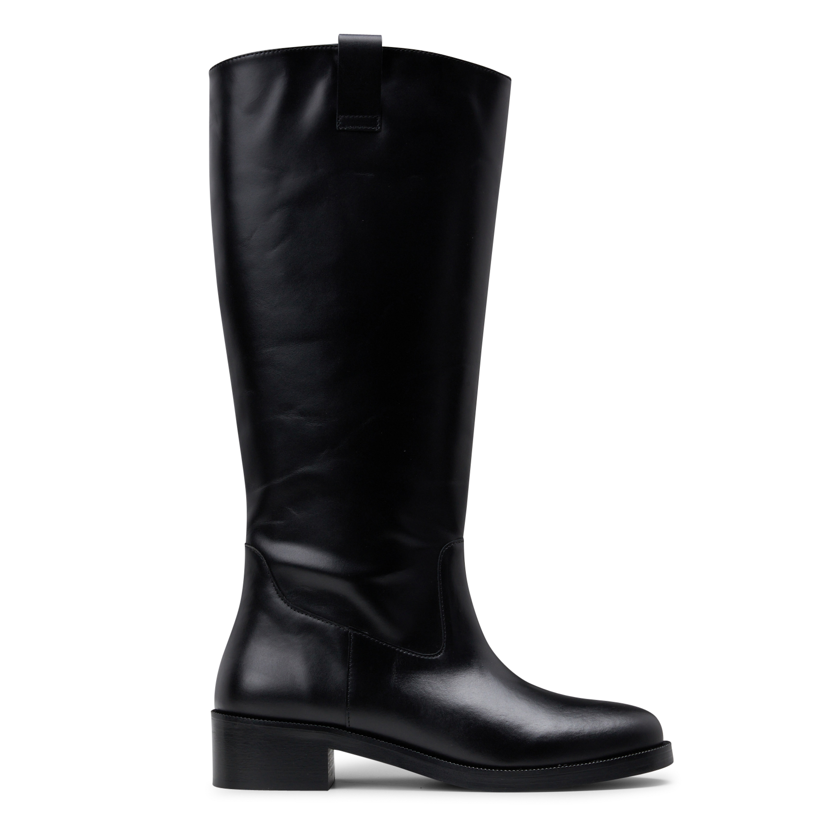 Lederstiefel BOBBIES Schwarz